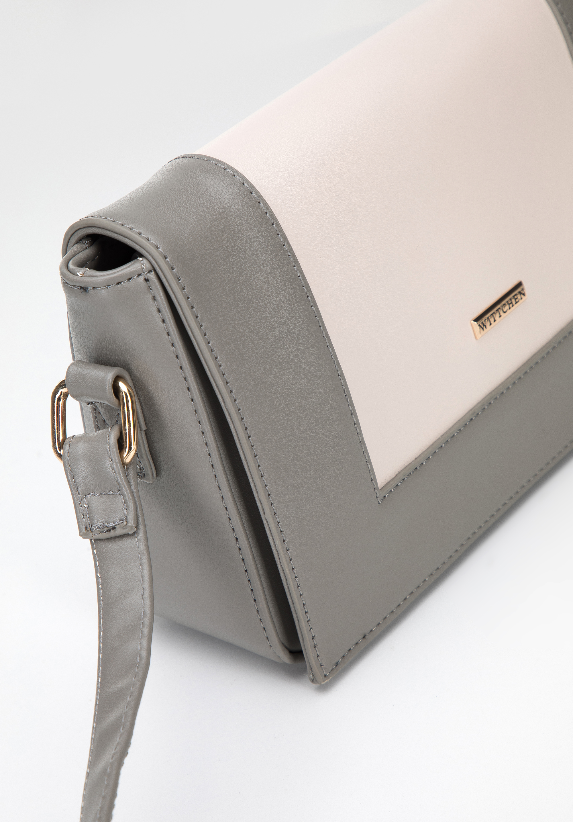 Damska listonoszka z ekoskóry dwukolorowa