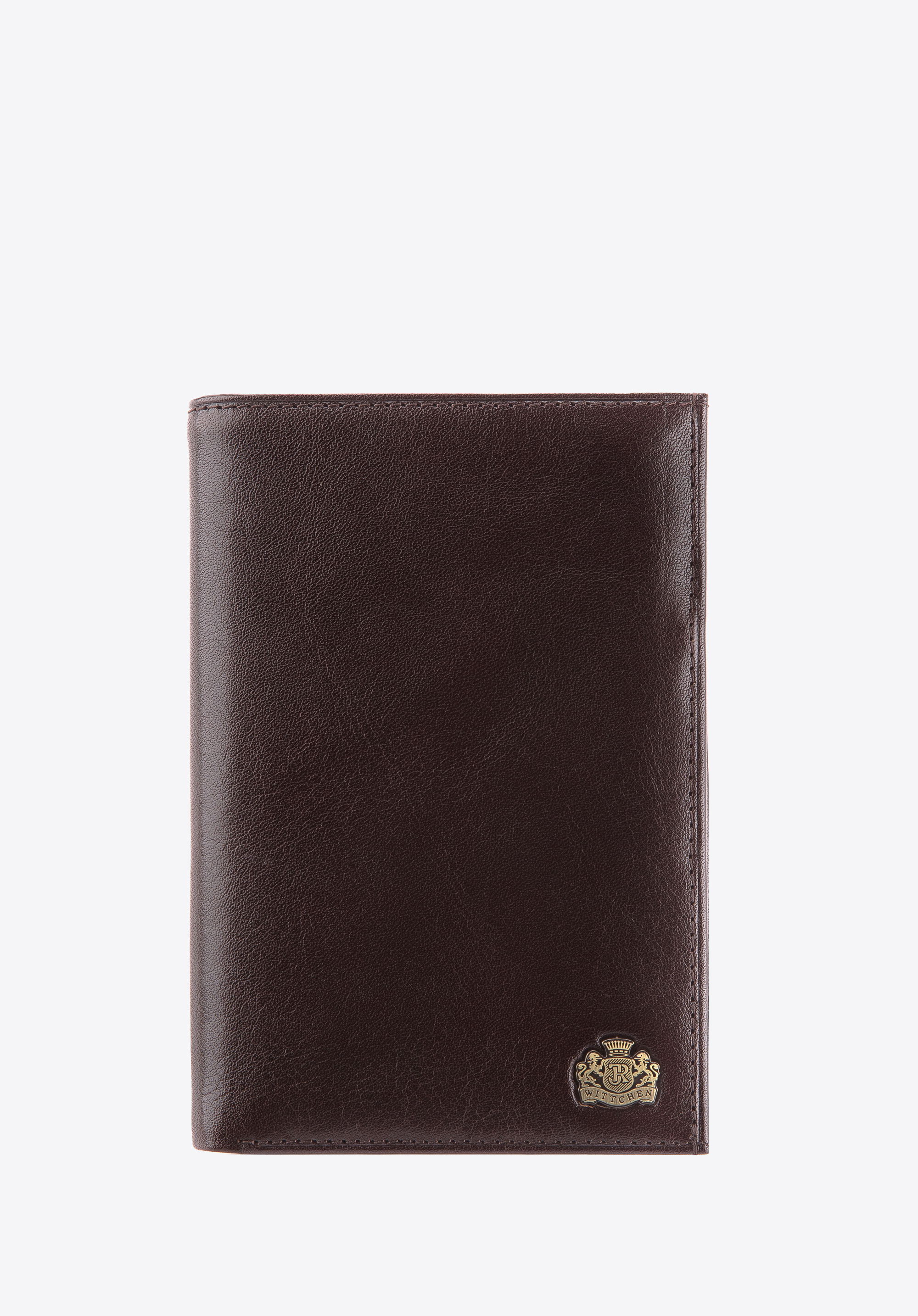 Męski portfel z połyskliwej skóry