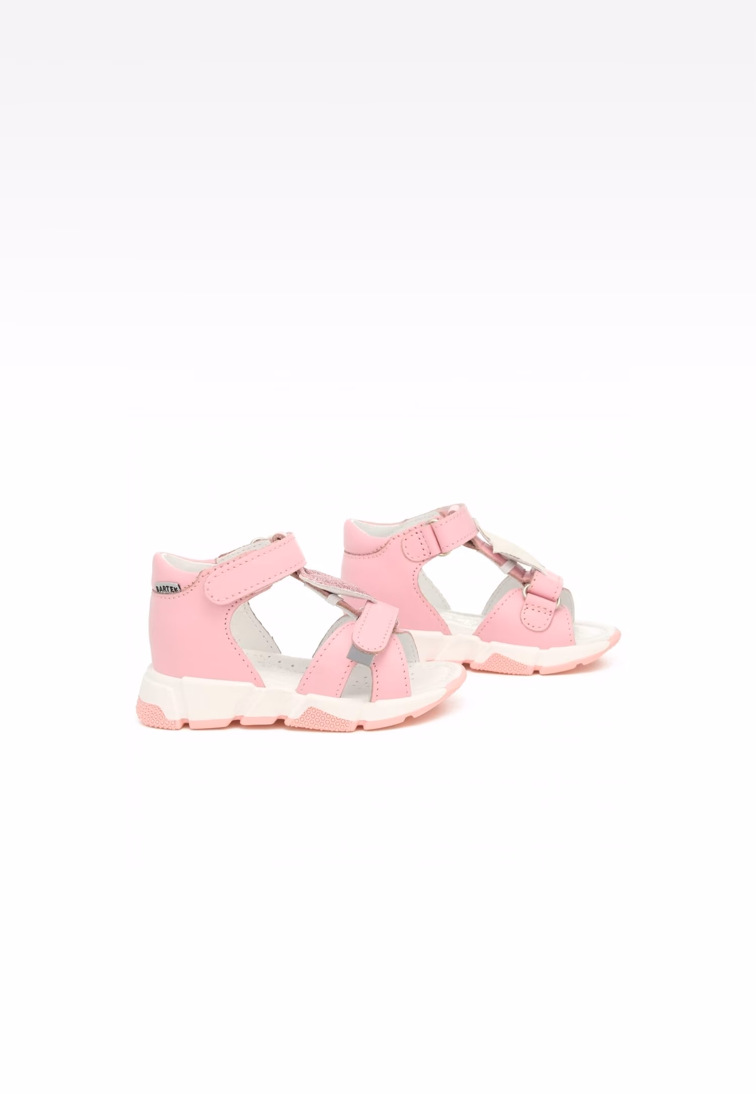 Sandały BARTEK 11540001, dla dziewcząt, jasno różowy