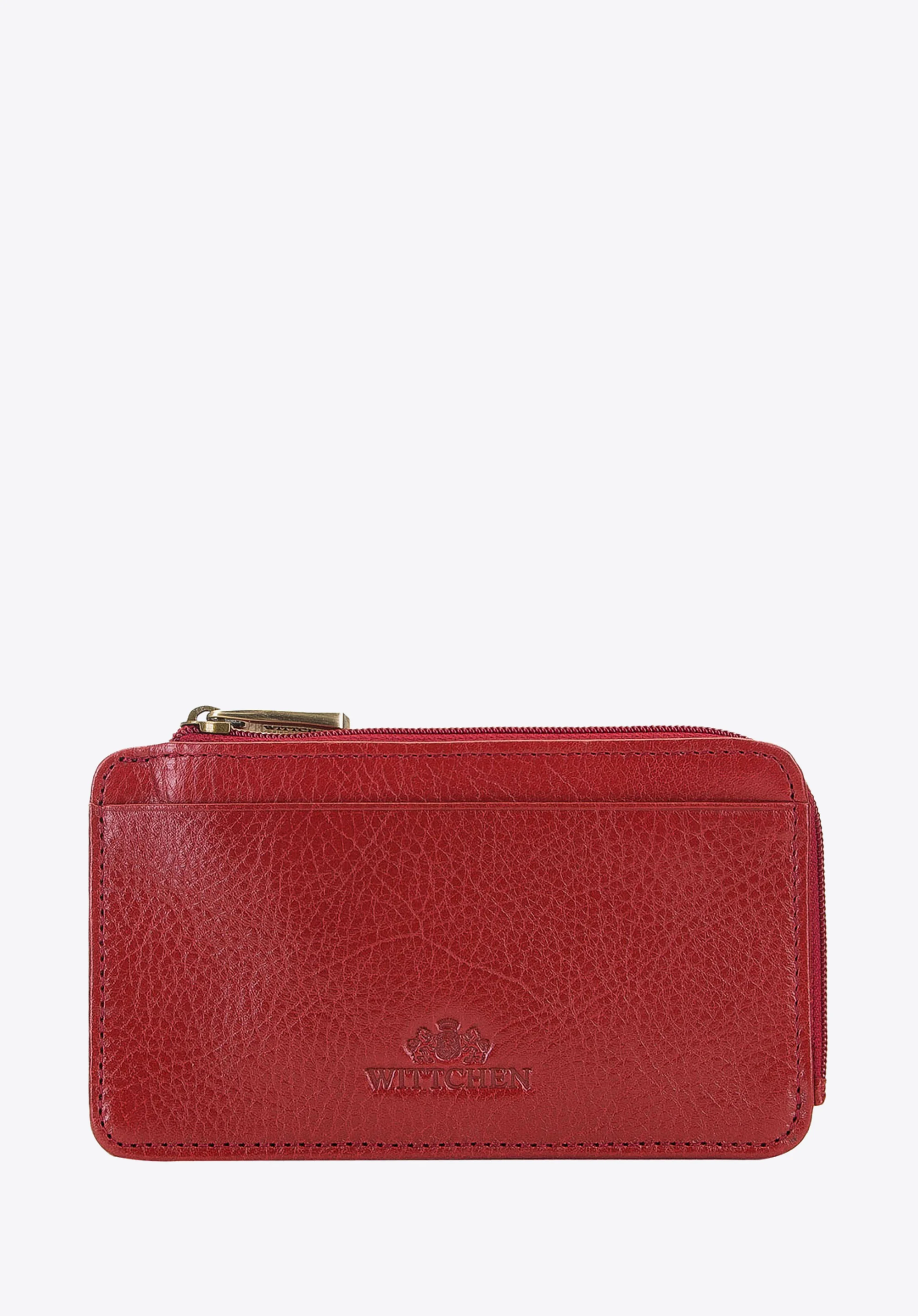 Etui na karty kredytowe skórzane na zamek