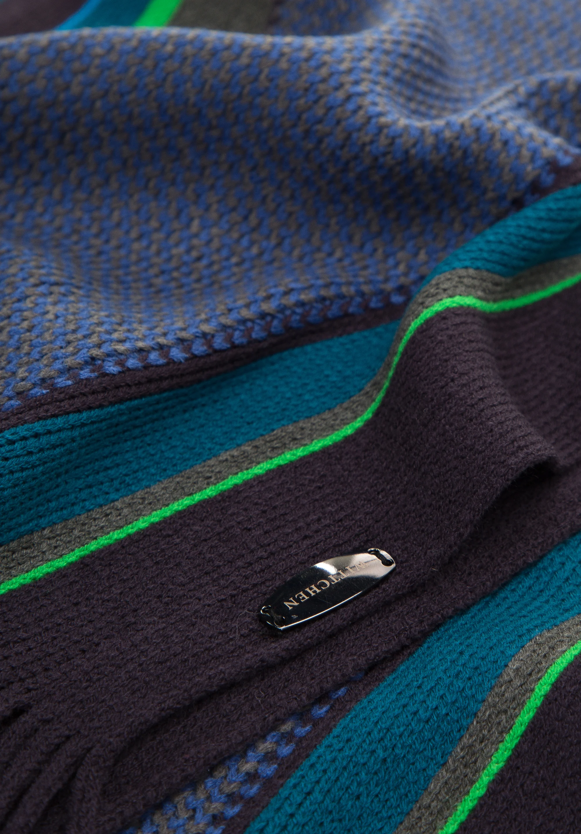 Męski szalik w paski