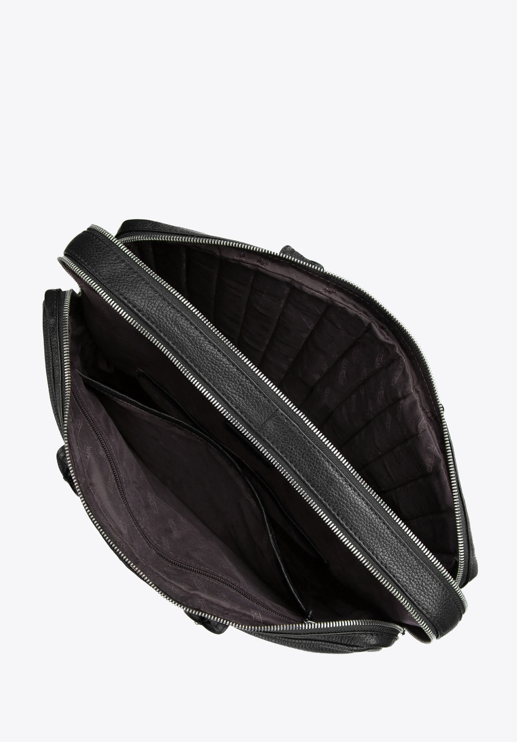 Męska torba na laptopa 13”/14” skórzana dwukomorowa