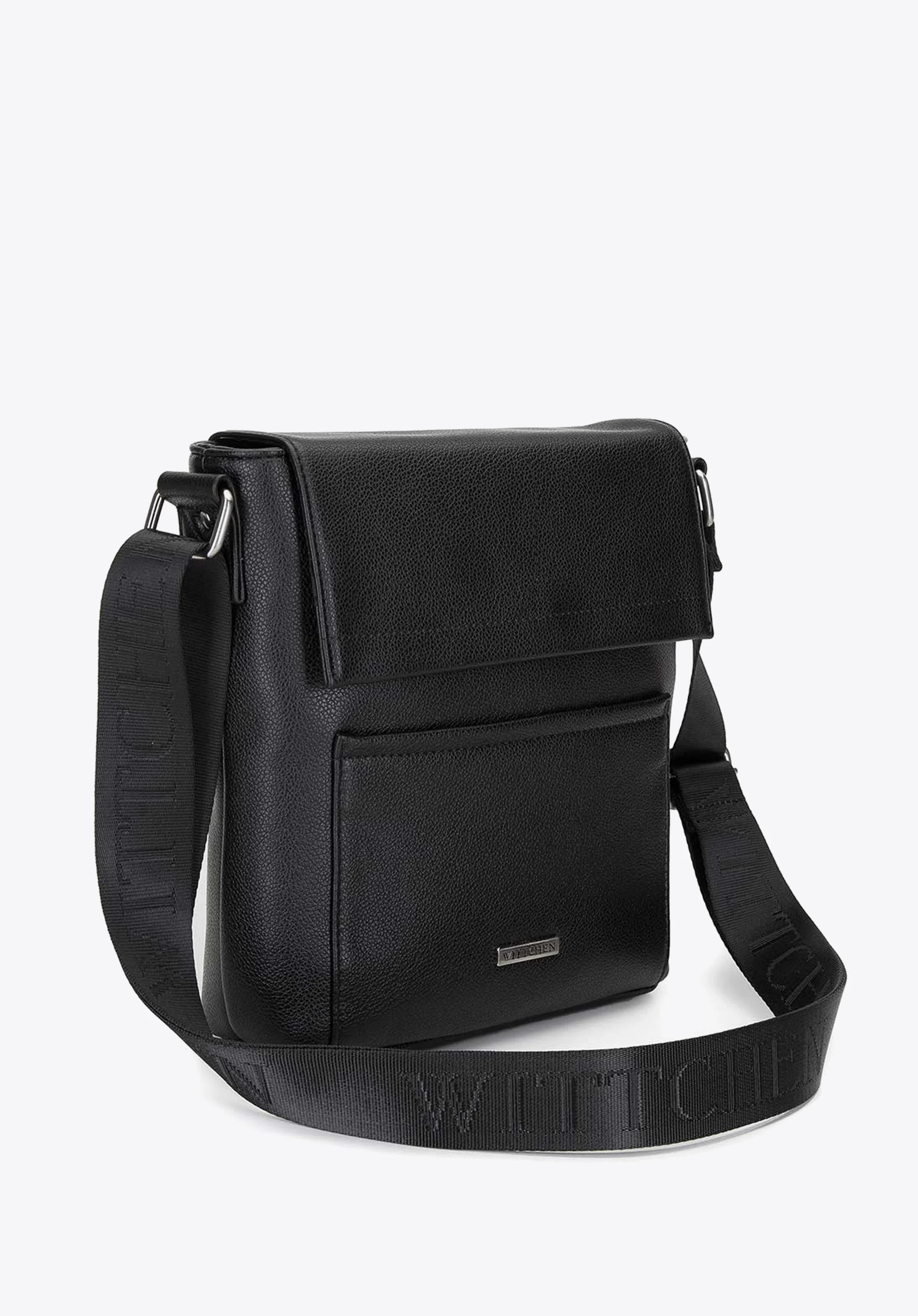 Męska listonoszka z elegancką klapą