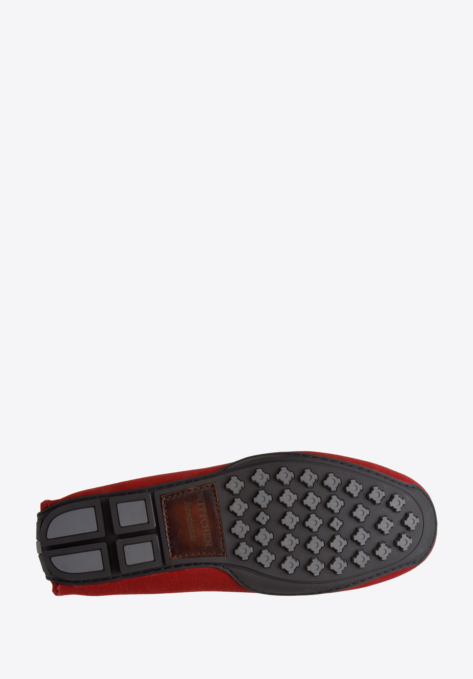 Męskie mokasyny samochodowe ze skóry zamszowej