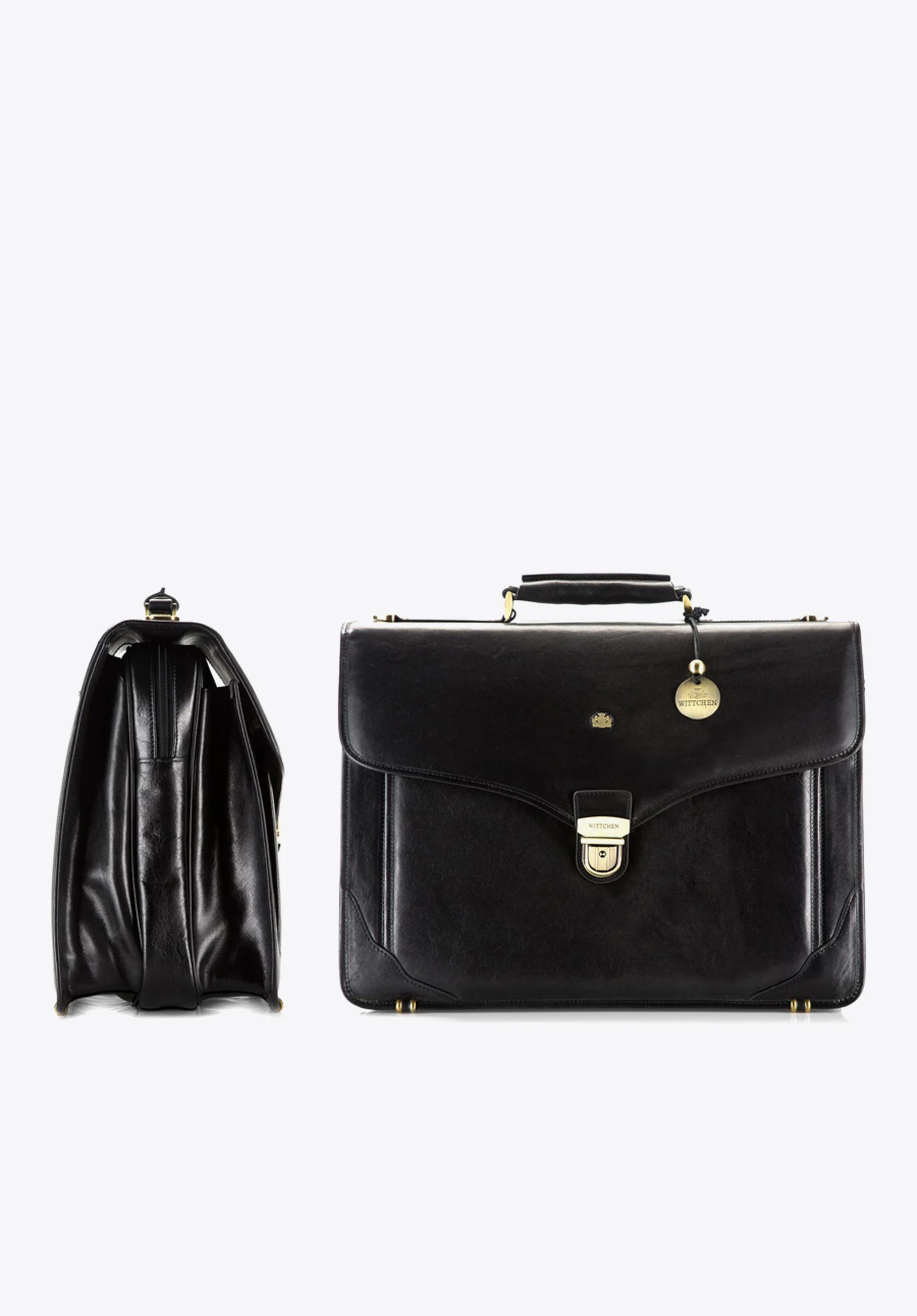 Teczka skórzana o wzmocnionych brzegach