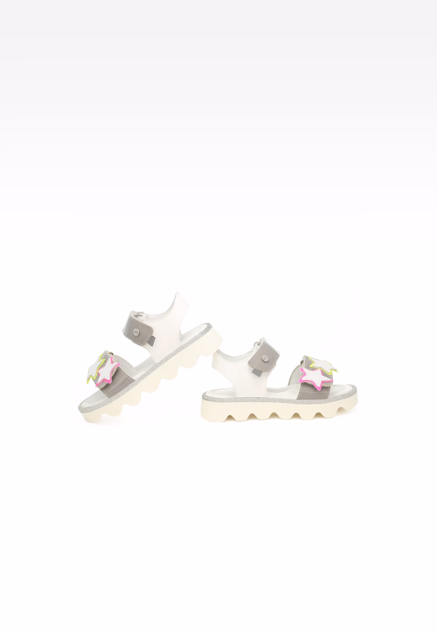 Sandały BARTEK 16120002, dla dziewcząt, szaro-biały