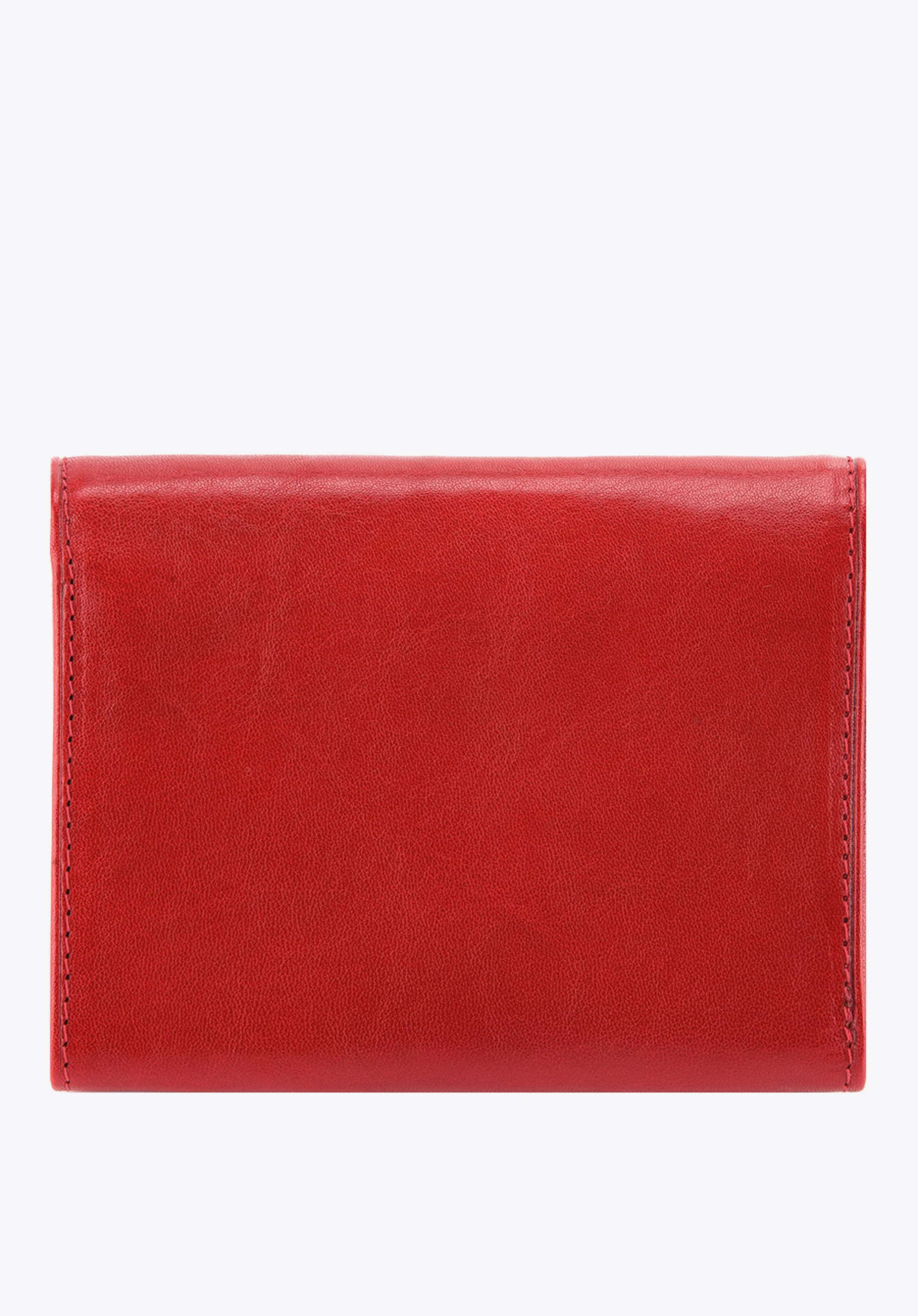 Damski portfel skórzany z herbem na napę