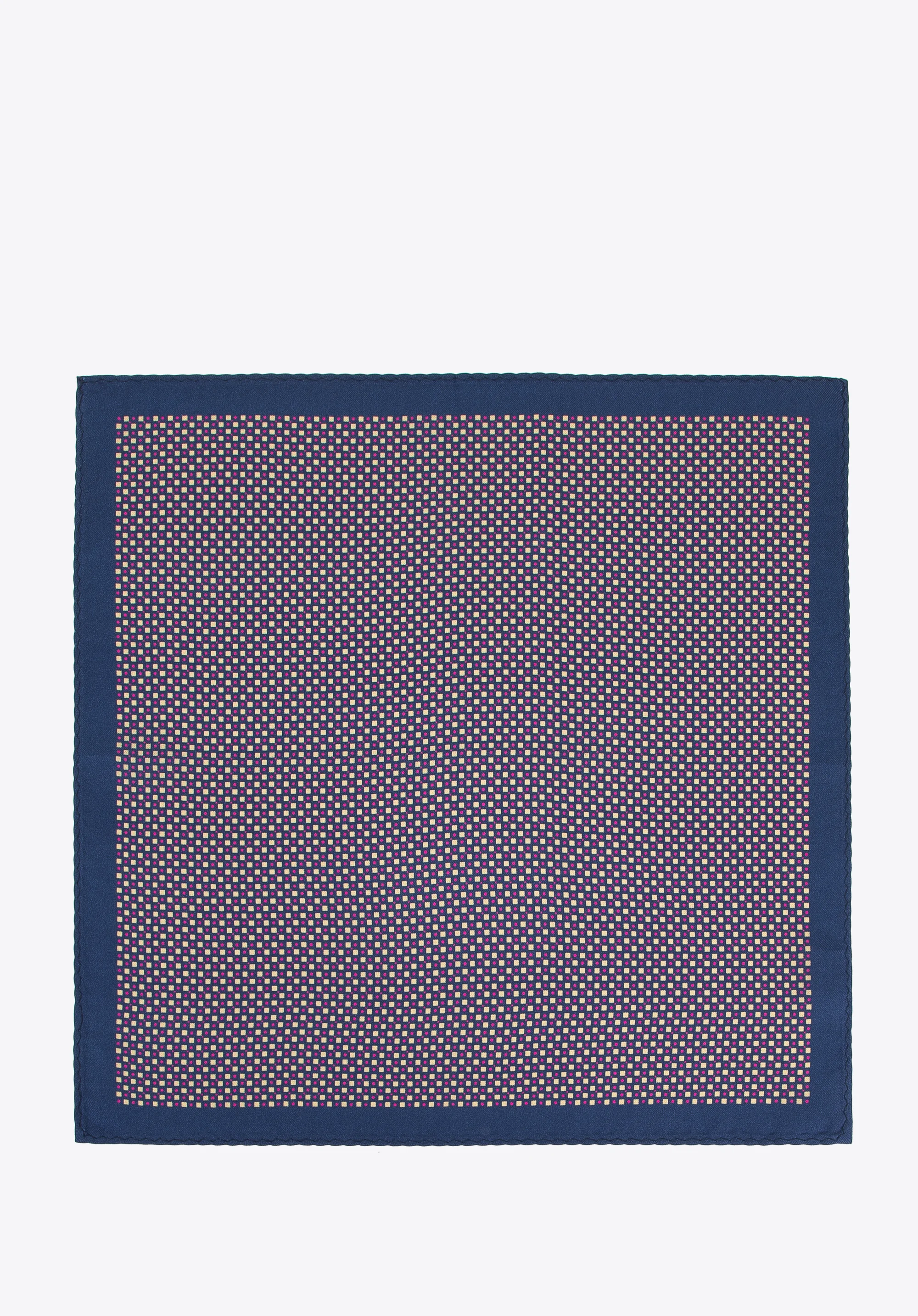 Poszetka jedwabna we wzory