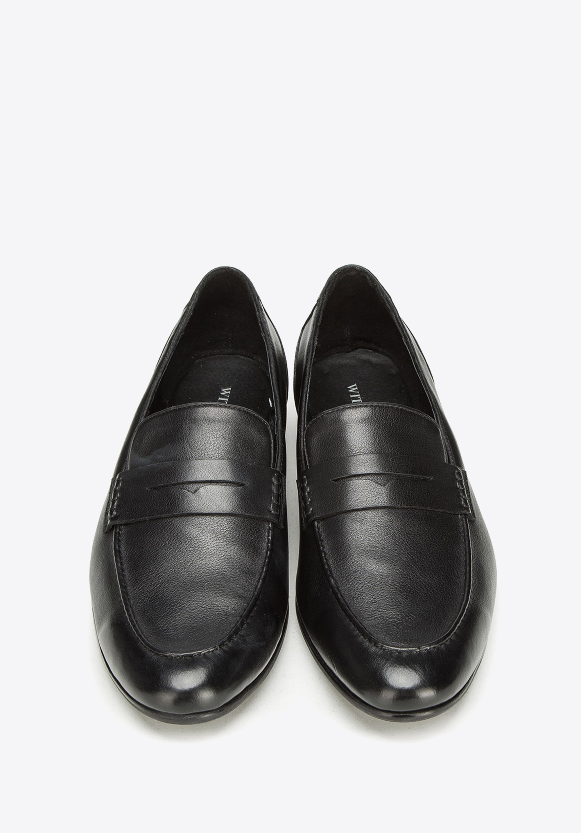 Męskie mokasyny skórzane