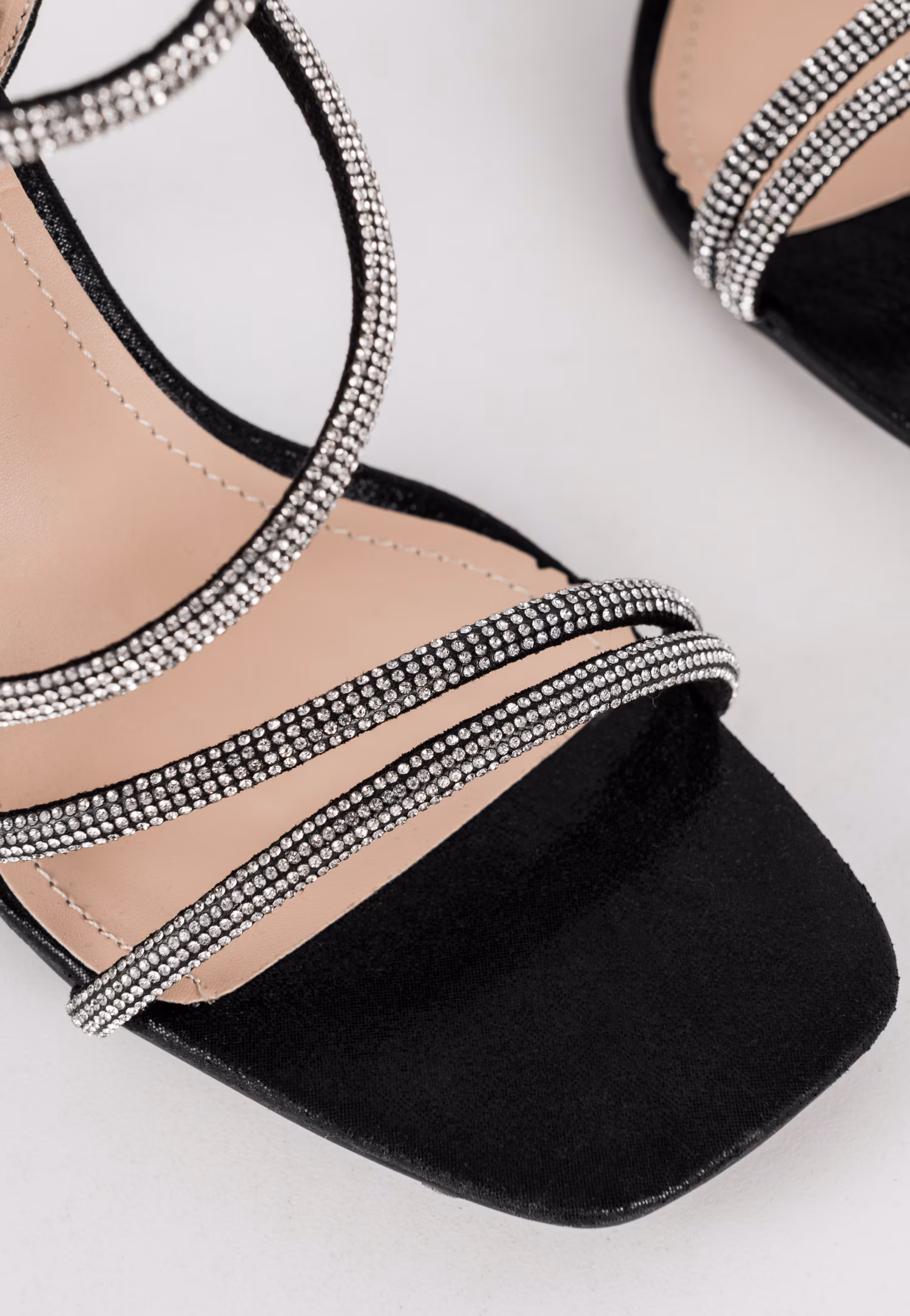 WJS złote błyszczące sandały damskie