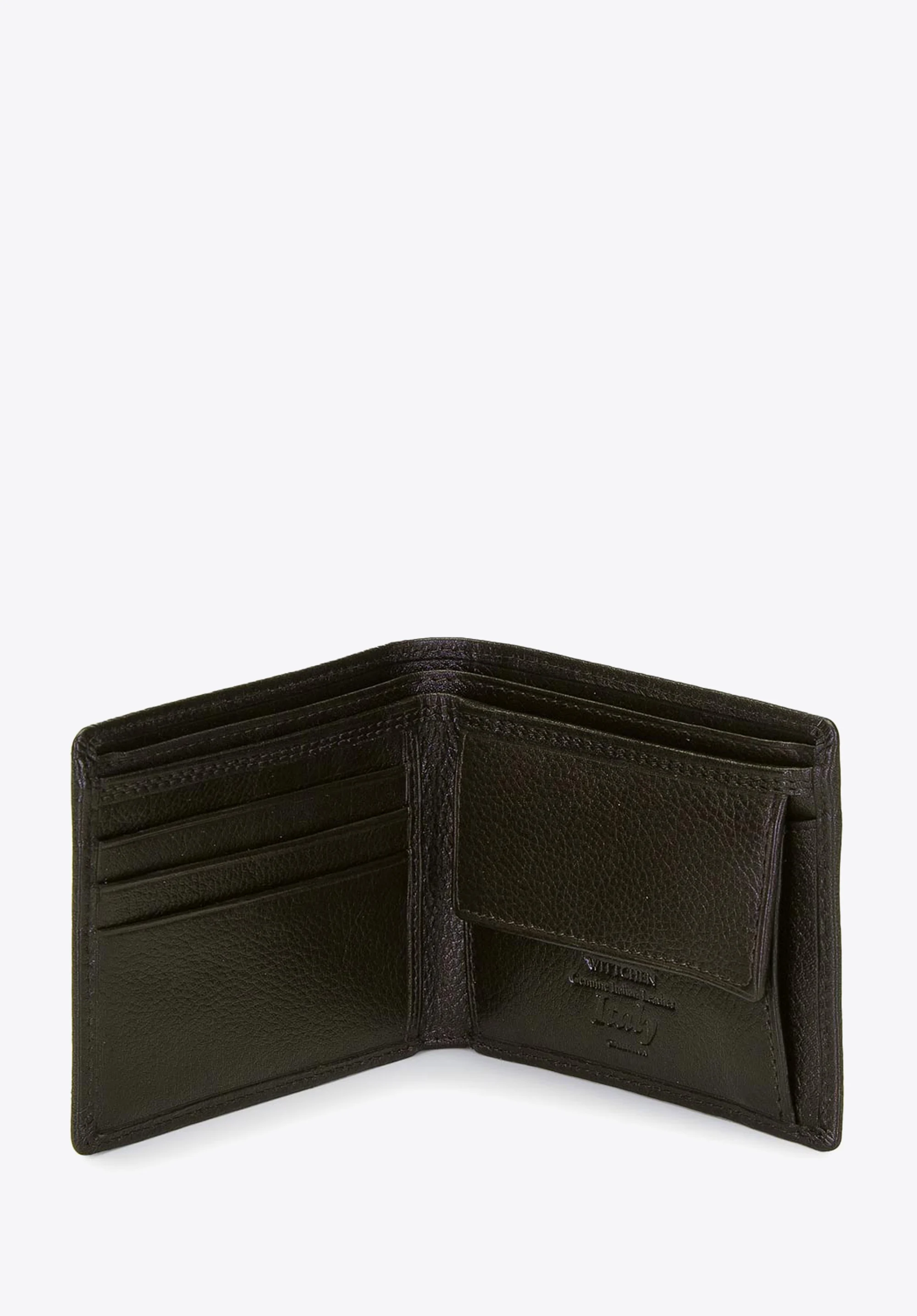 Męski portfel skórzany poziomy