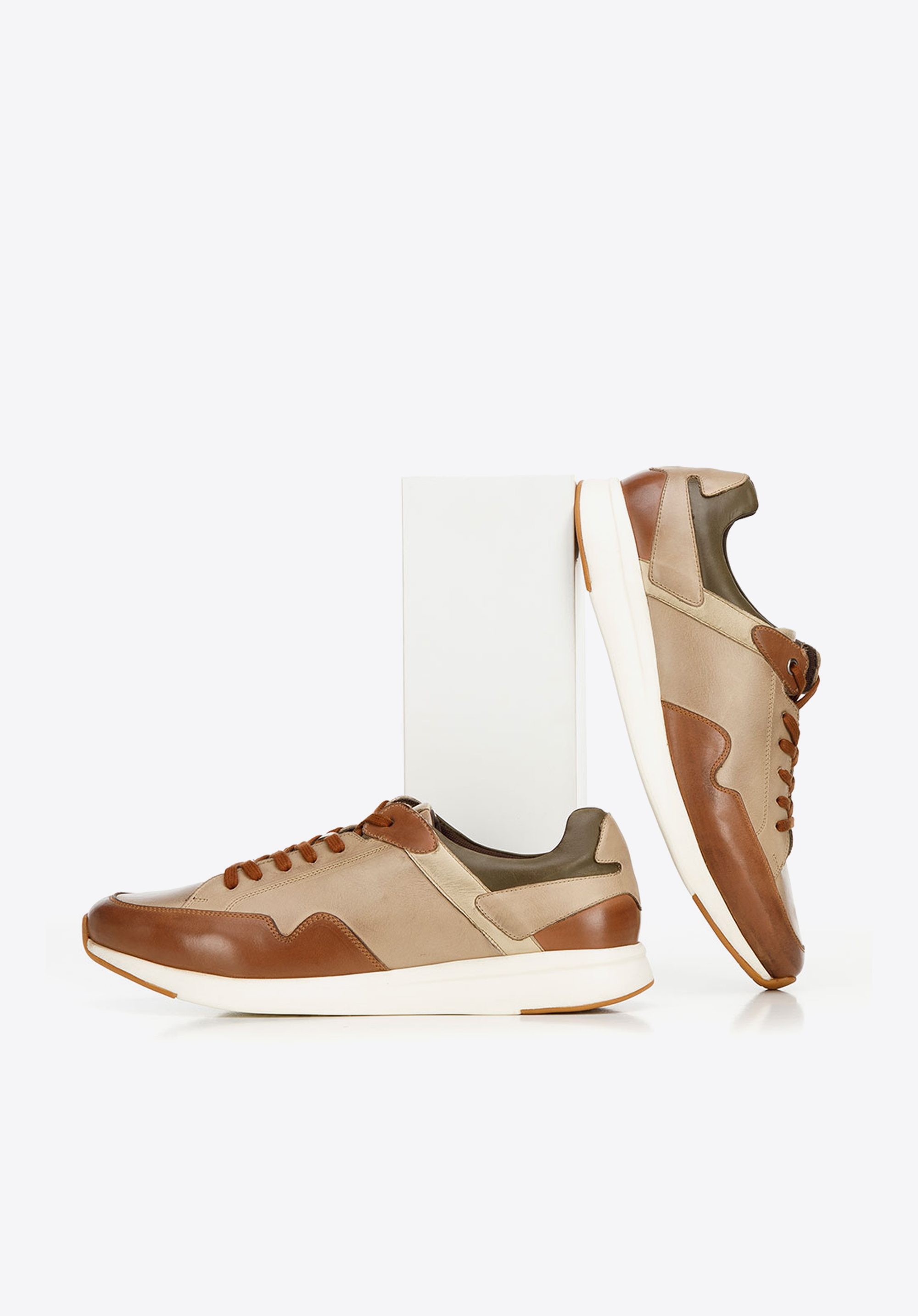 Męskie sneakersy ze skóry naturalnej