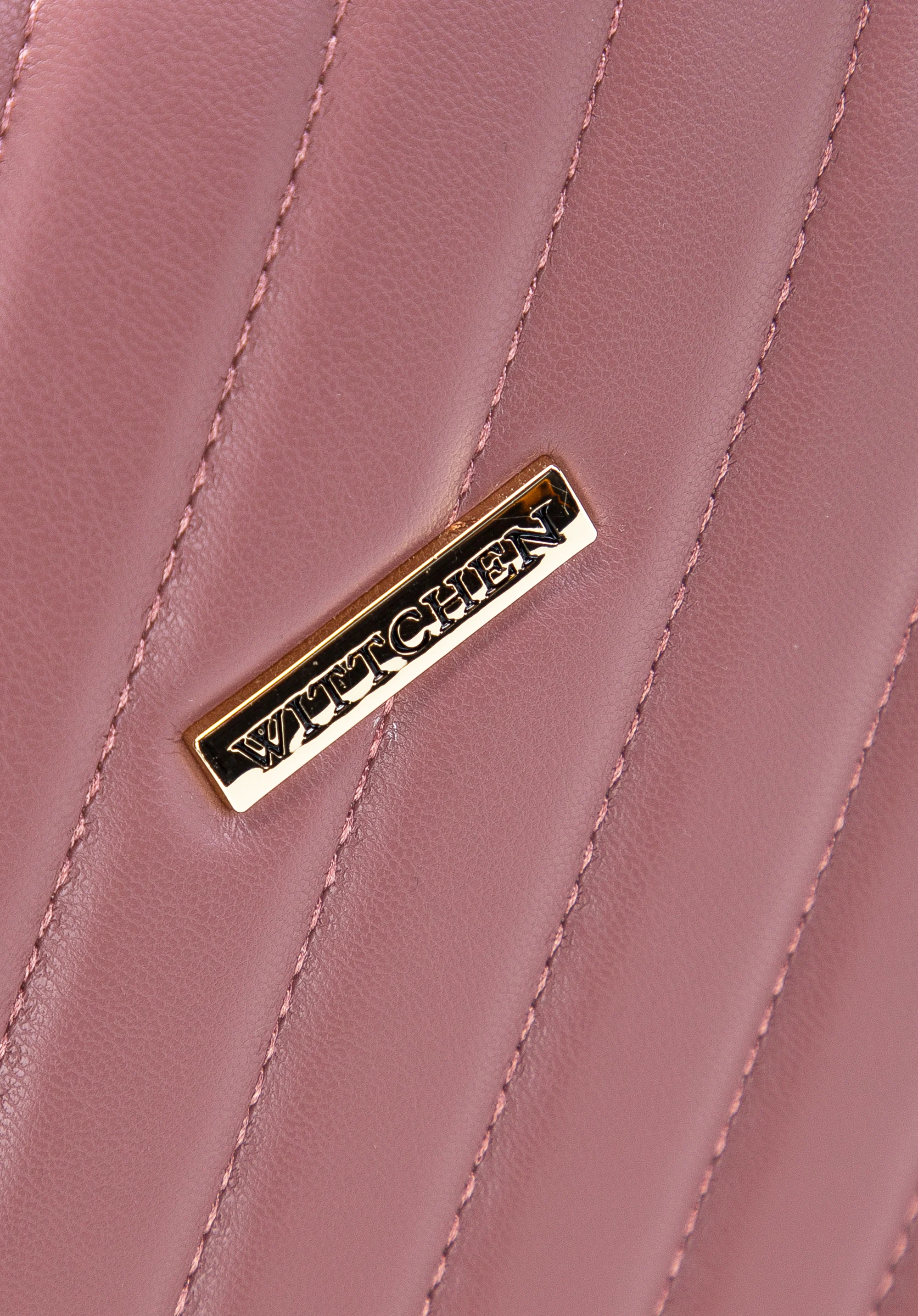 Damski plecak z ukośnie pikowanej skóry ekologicznej