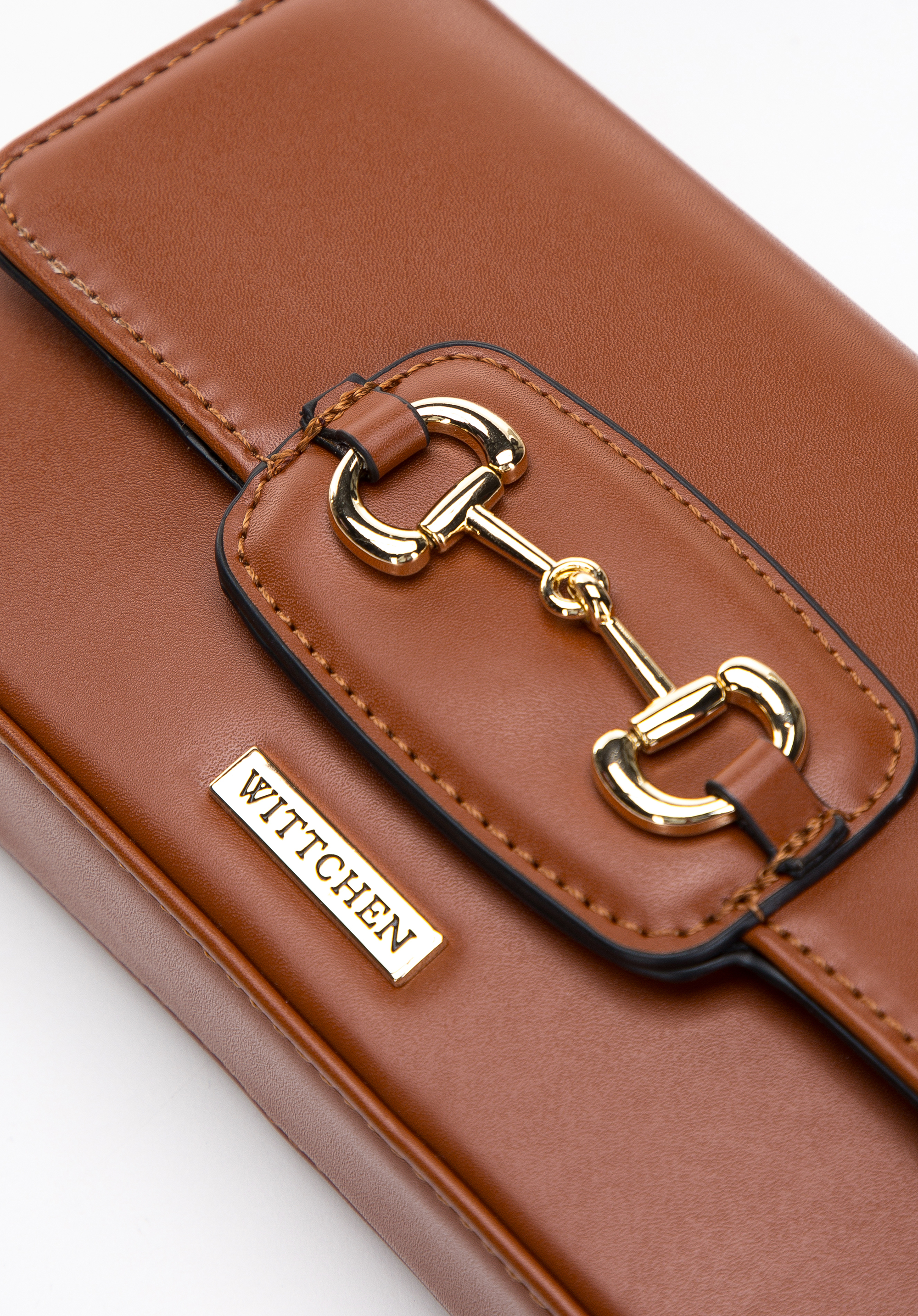 Minitorebka bagietka z ozdobną klamrą na klapie