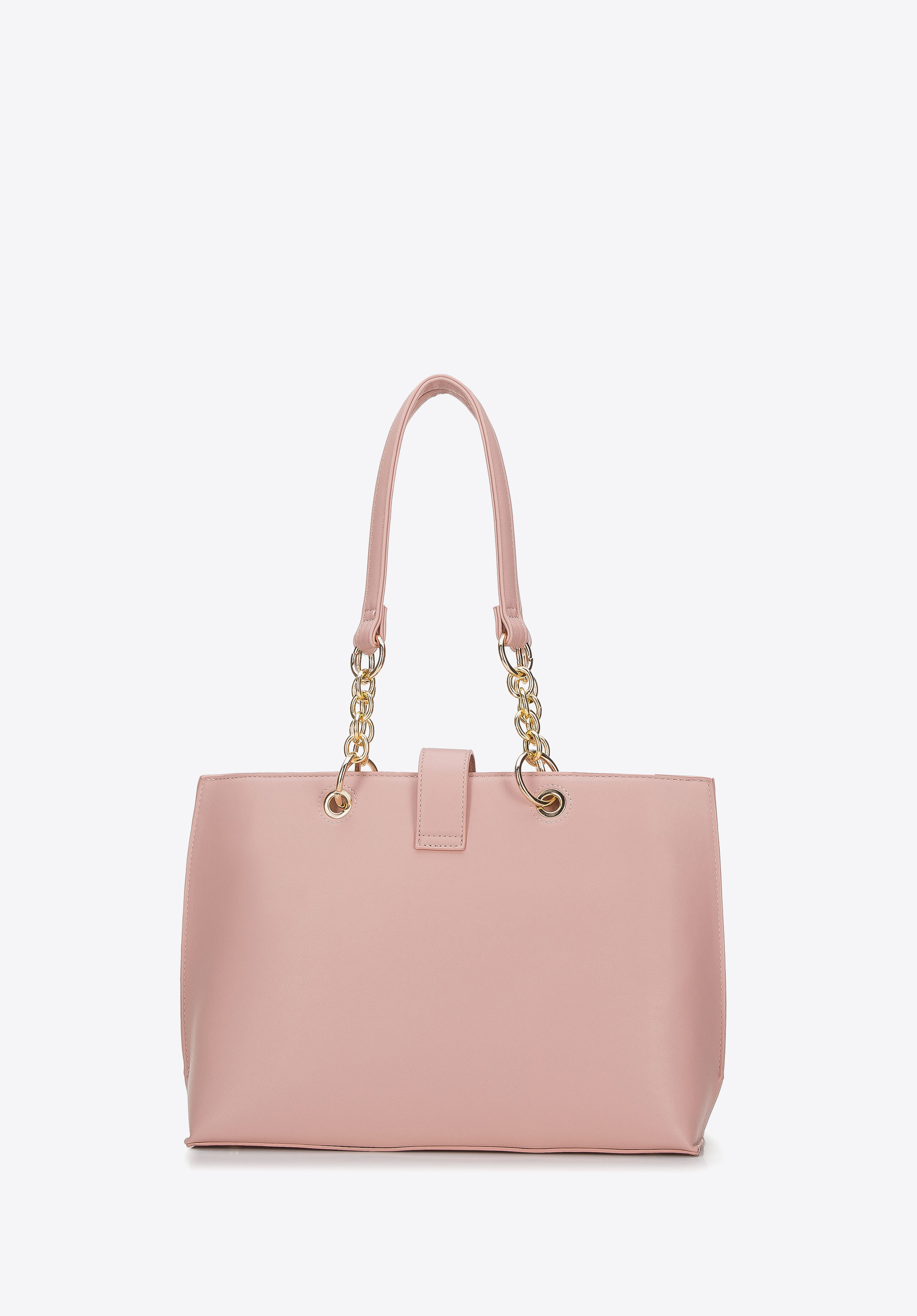 Torebka shopperka z łańcuchami