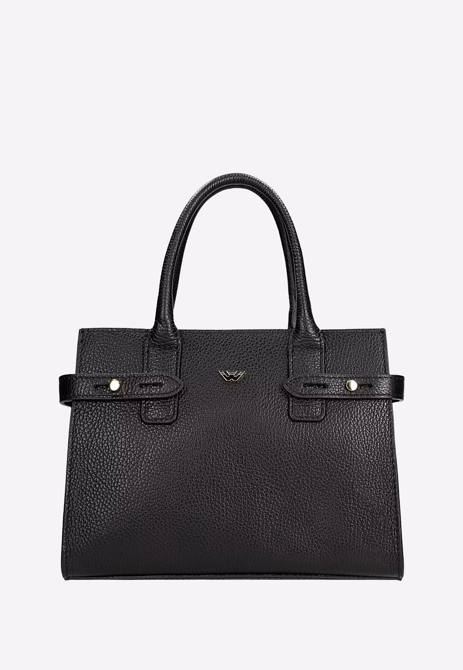 Czarna torebka damska typu kuferek