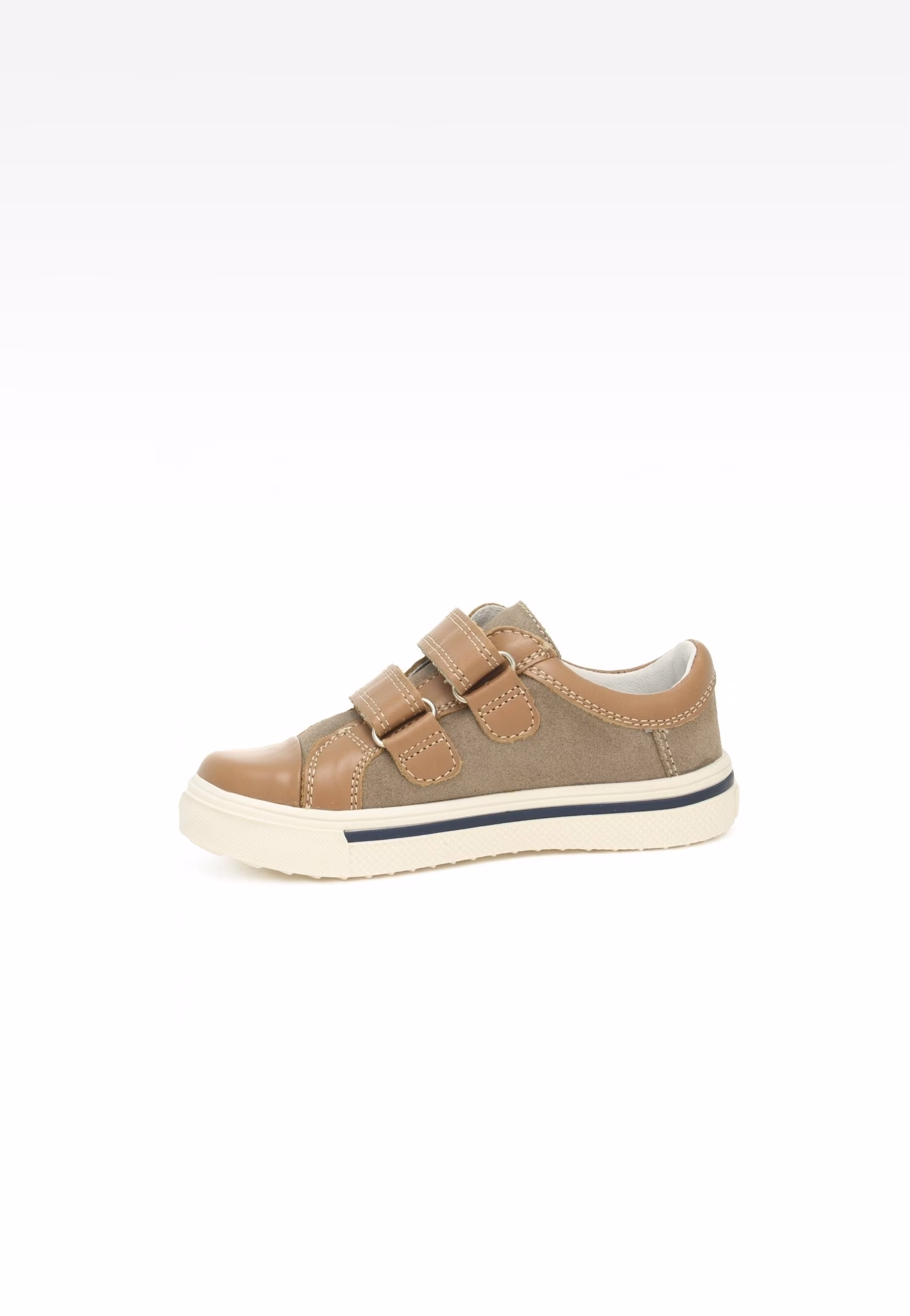 Półbuty BARTEK 018607-001 II, beżowo-niebieski