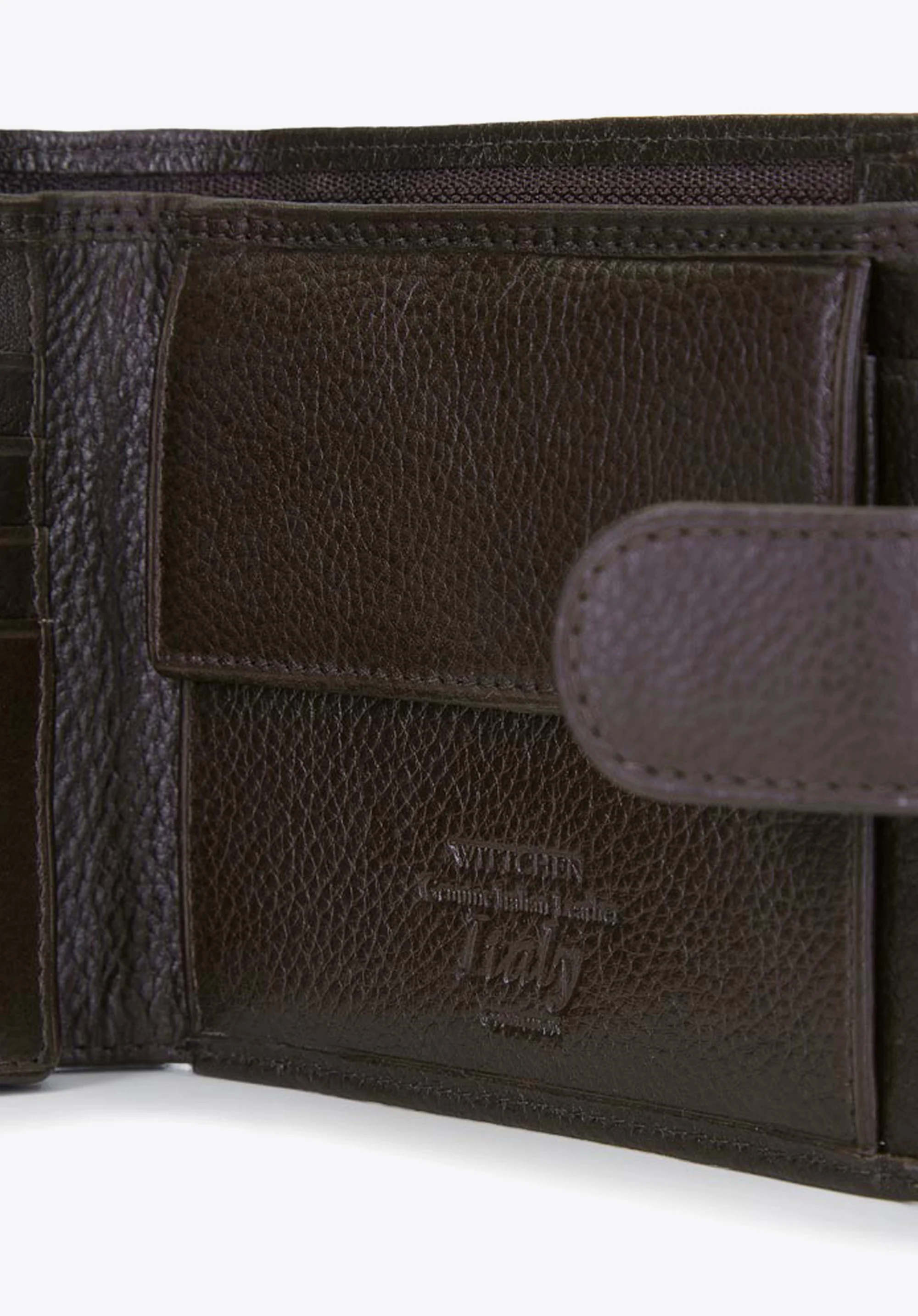 Męski portfel skórzany rozkładany