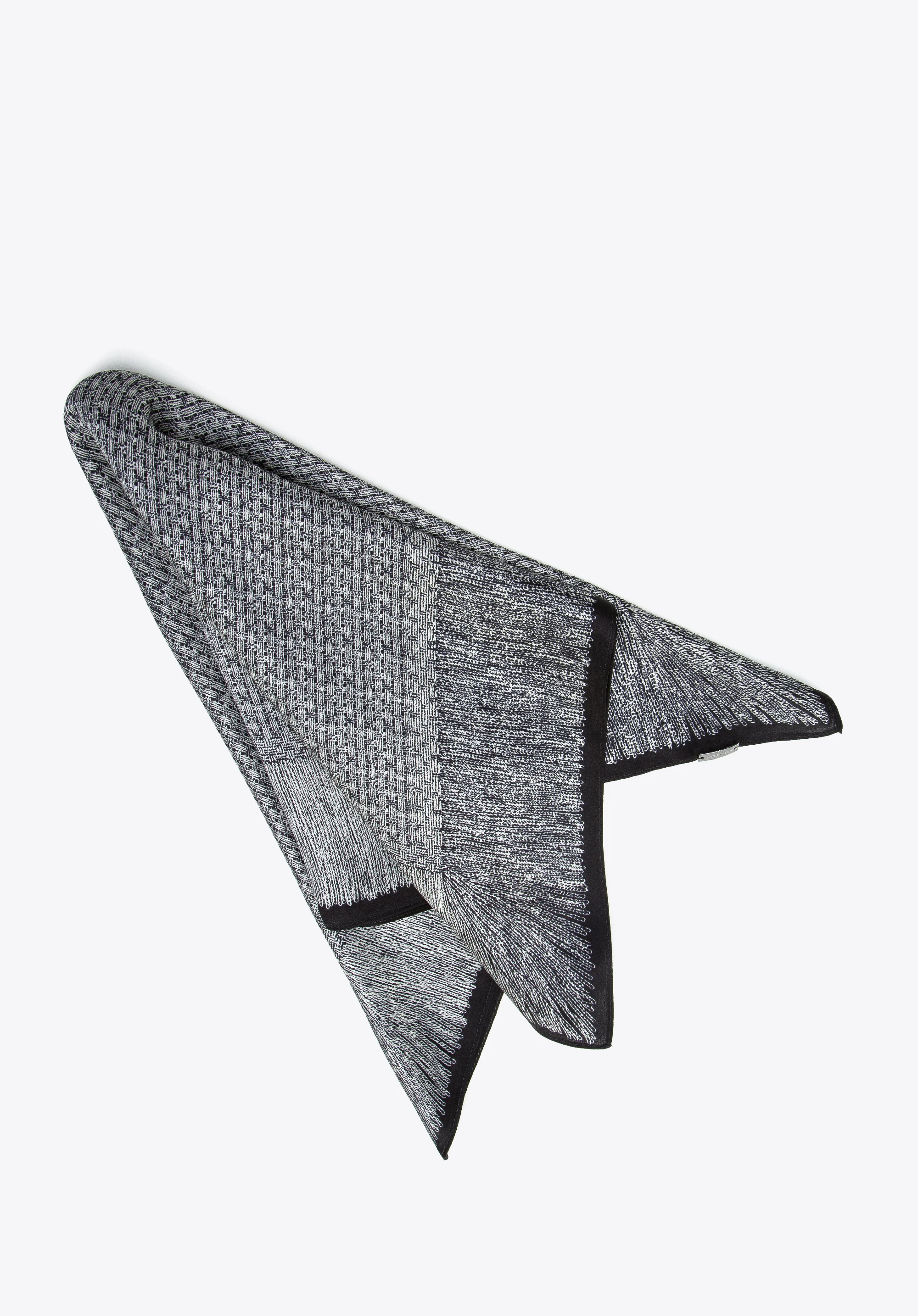 Damska apaszka jedwabna we wzory