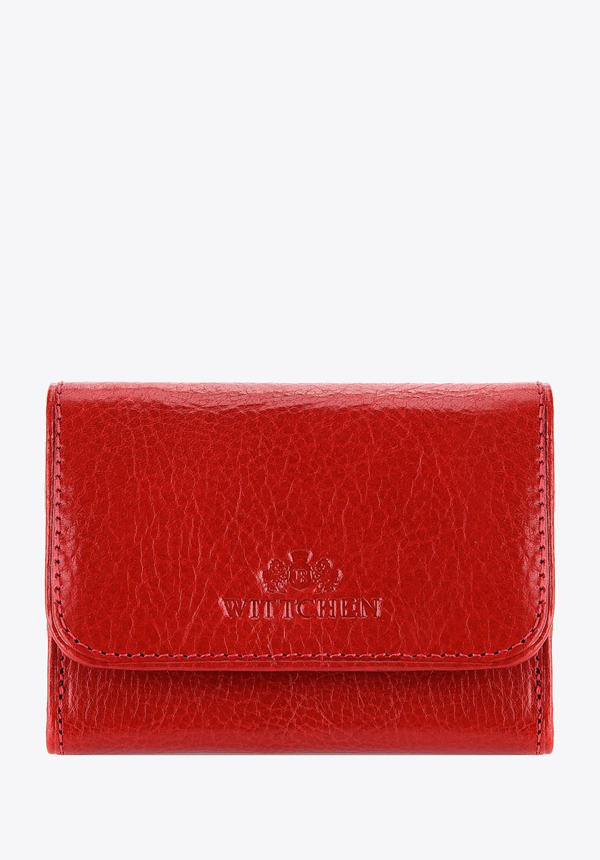 Portfel skórzany mały na zatrzask