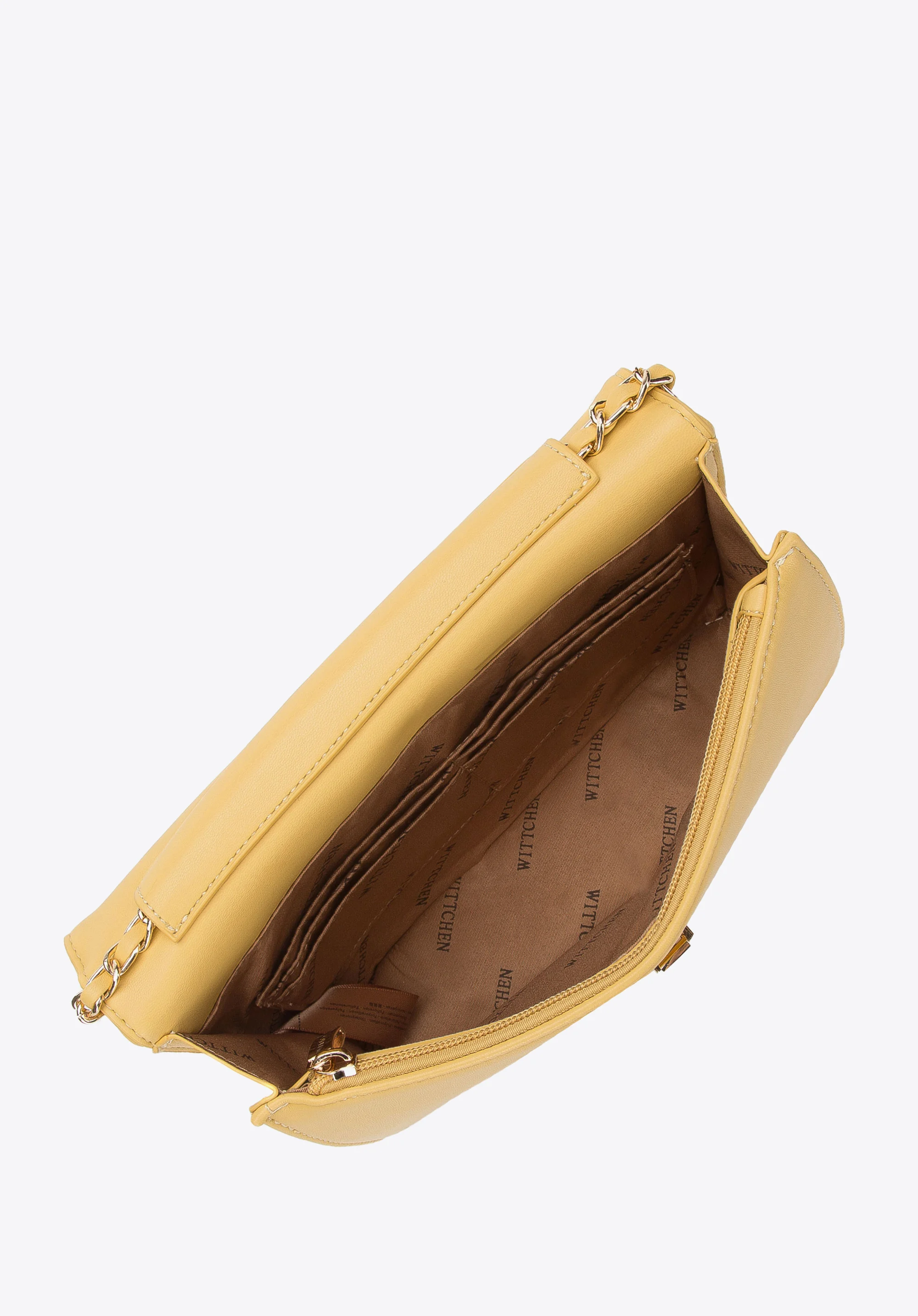 Torebka z pikowanej ekoskóry na łańcuszku