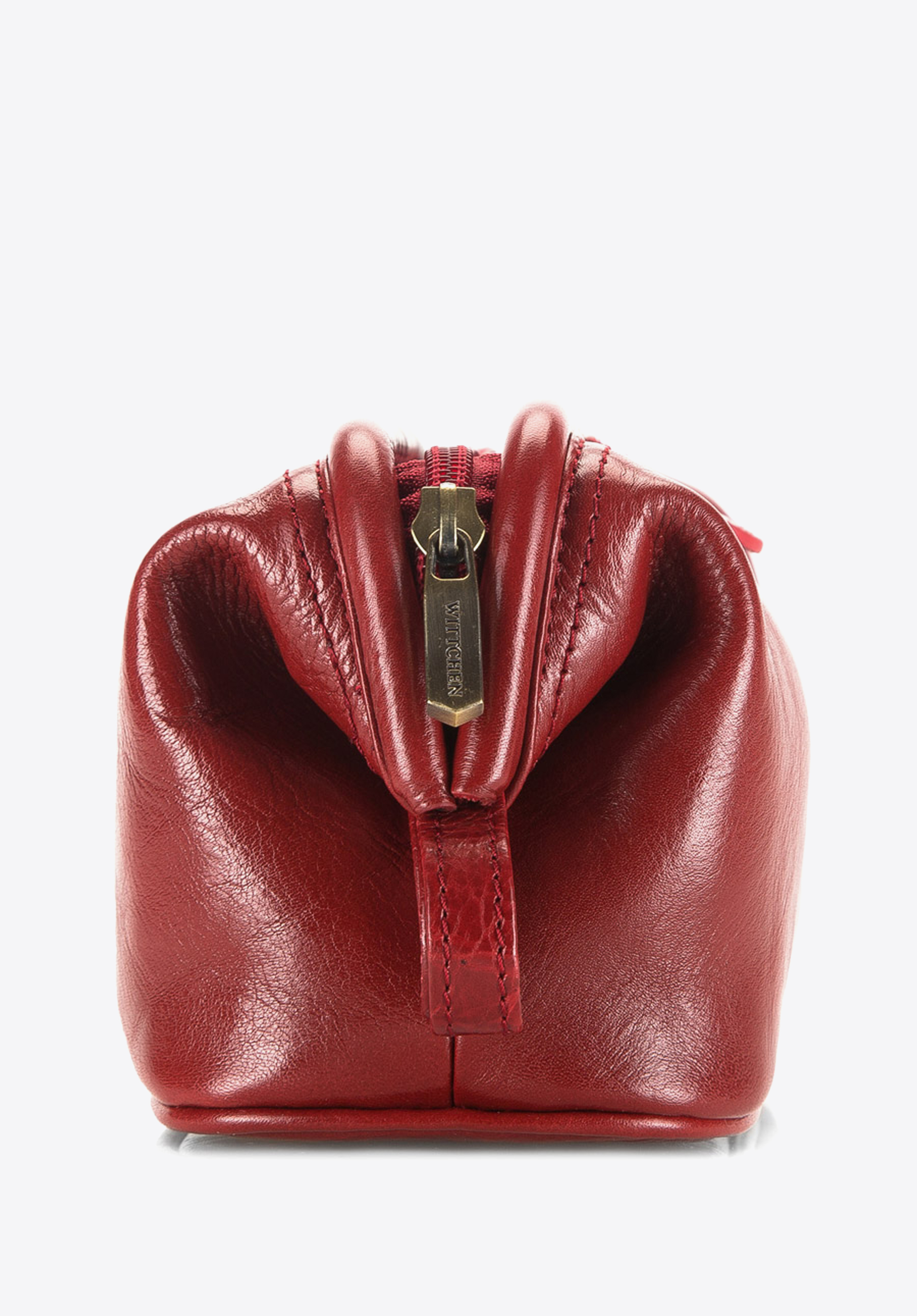 Kosmetyczka ze skóry prostokątna