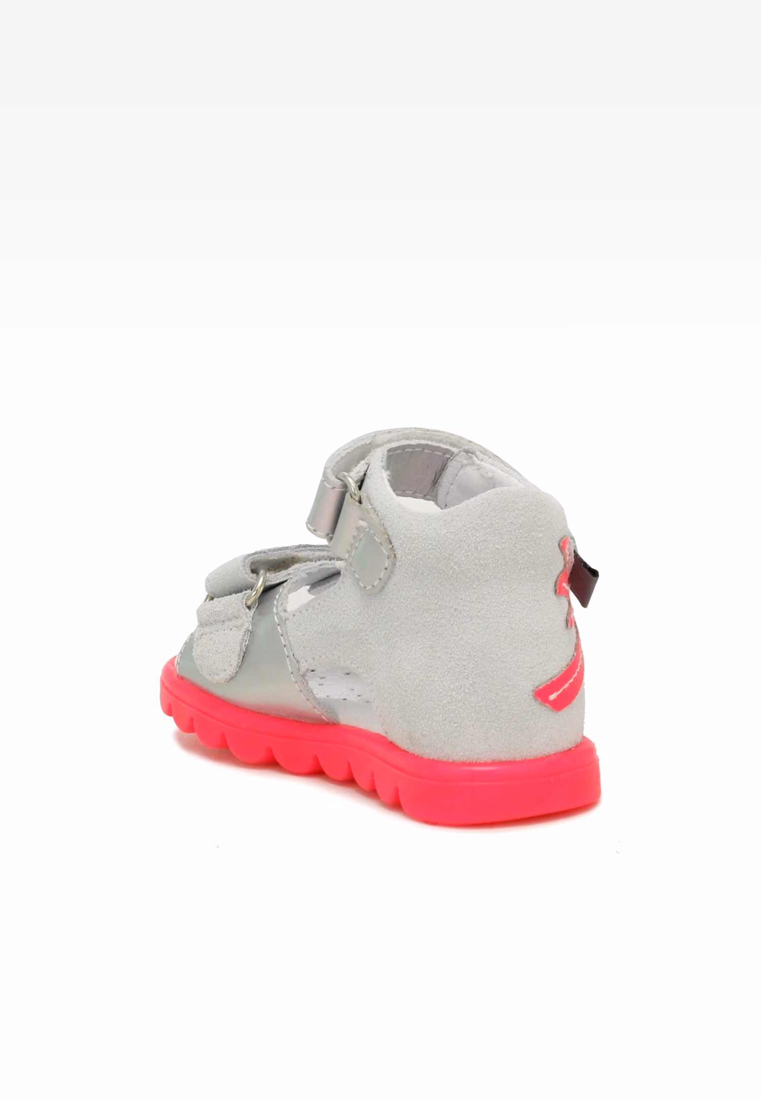 Sandały BARTEK 11227011, dla dziewcząt, szaro-różowy