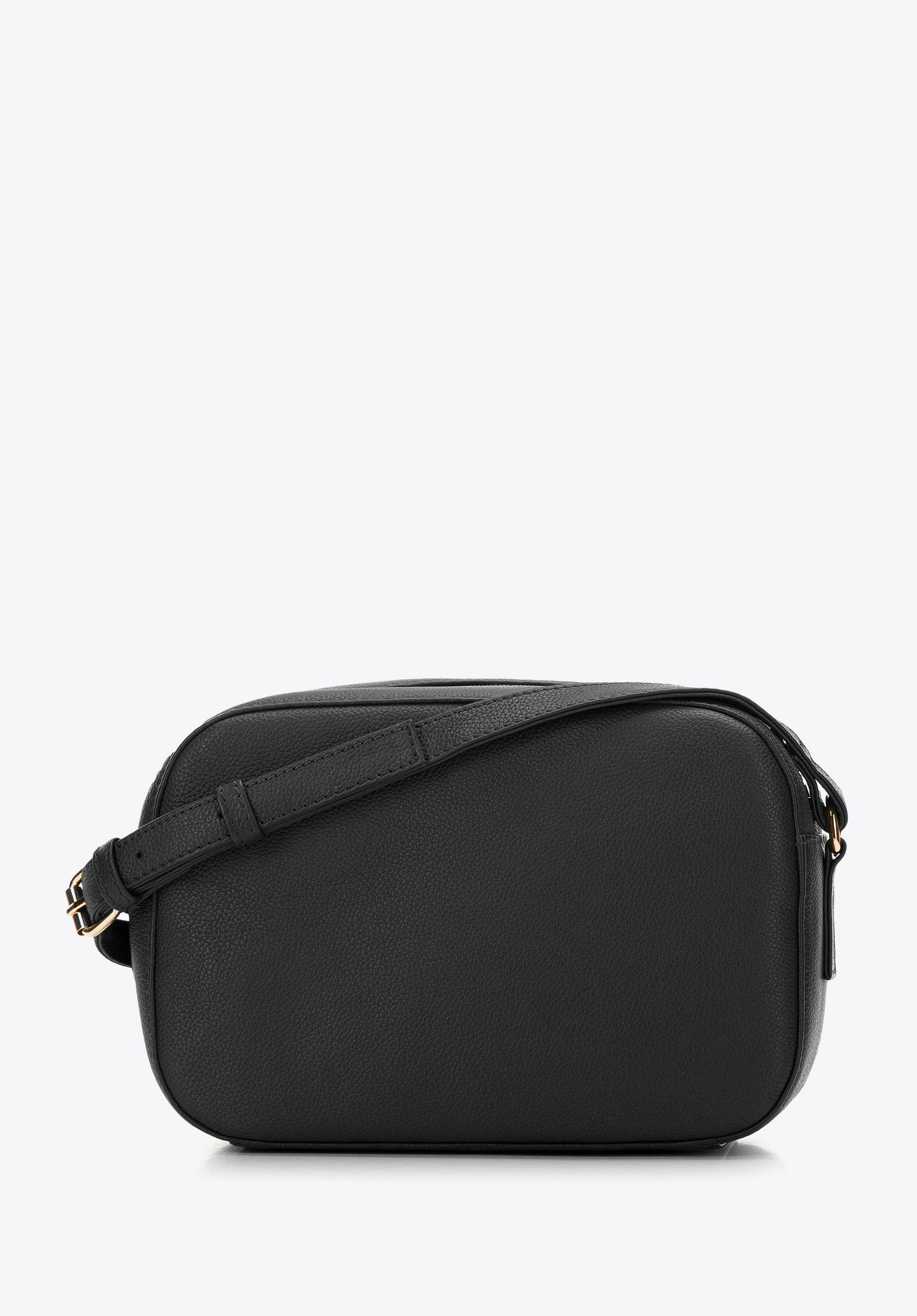 Damska torebka skórzana z plecionką na przodzie