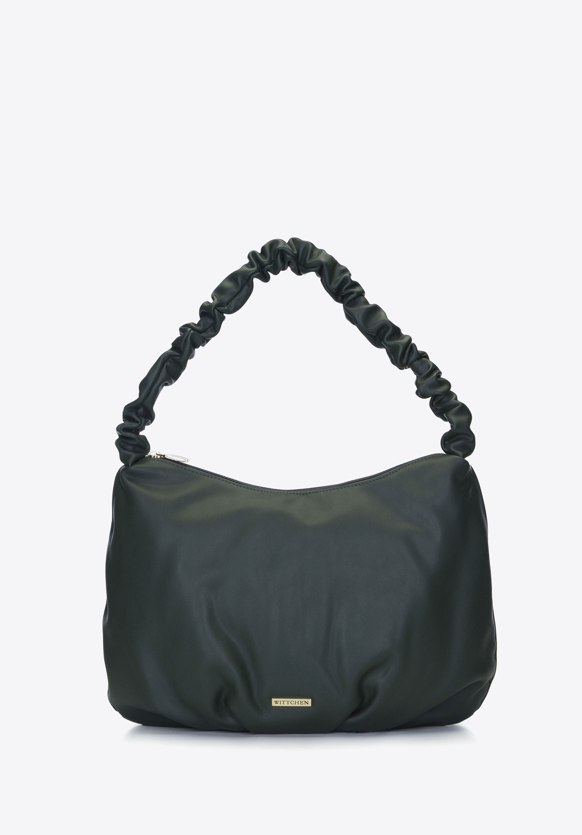 Torebka baguette z marszczonym uchem