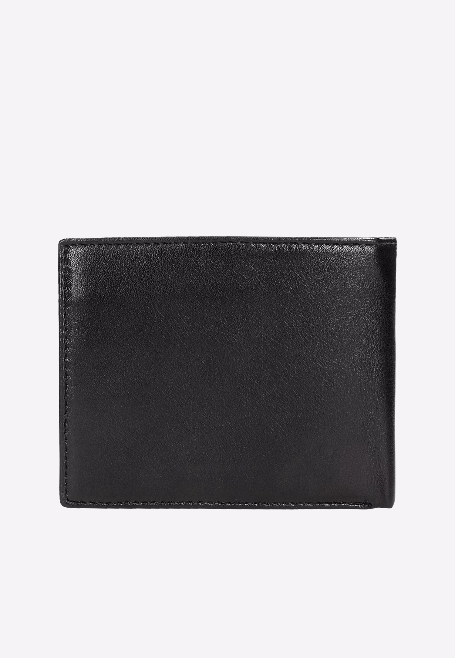 Brązowy skórzany portfel męski z ochroną antykradzieżową RFID