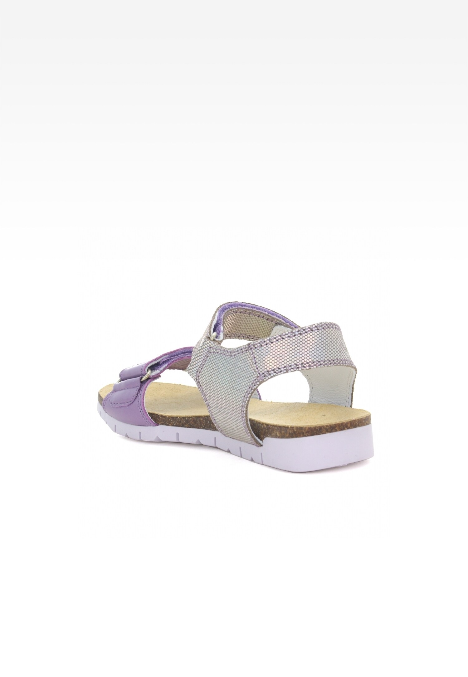 Sandały BARTEK W-56183/6JK, dla dziewcząt, czarno-szaro-fioletowy