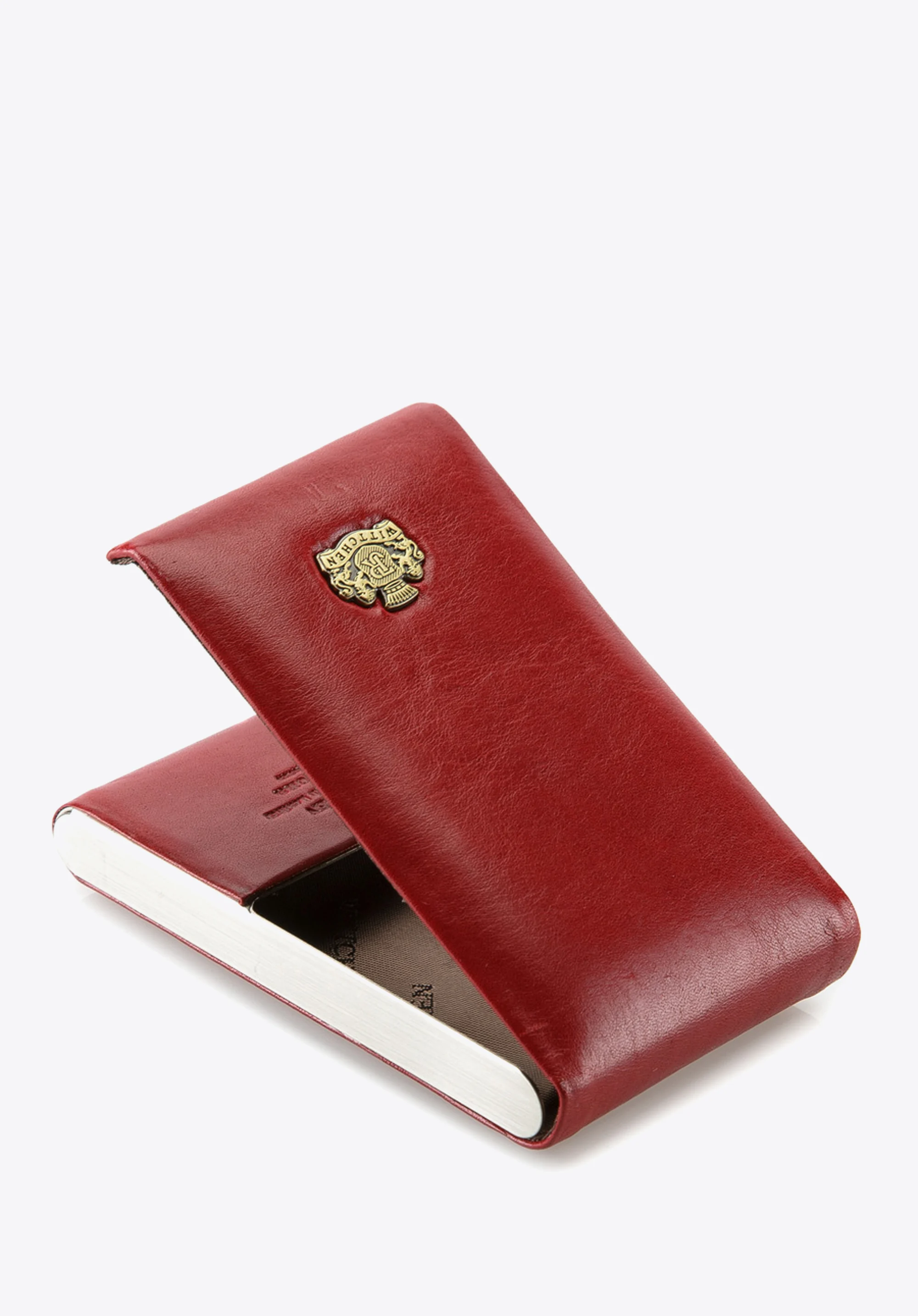 Etui na wizytówki skórzane twarde