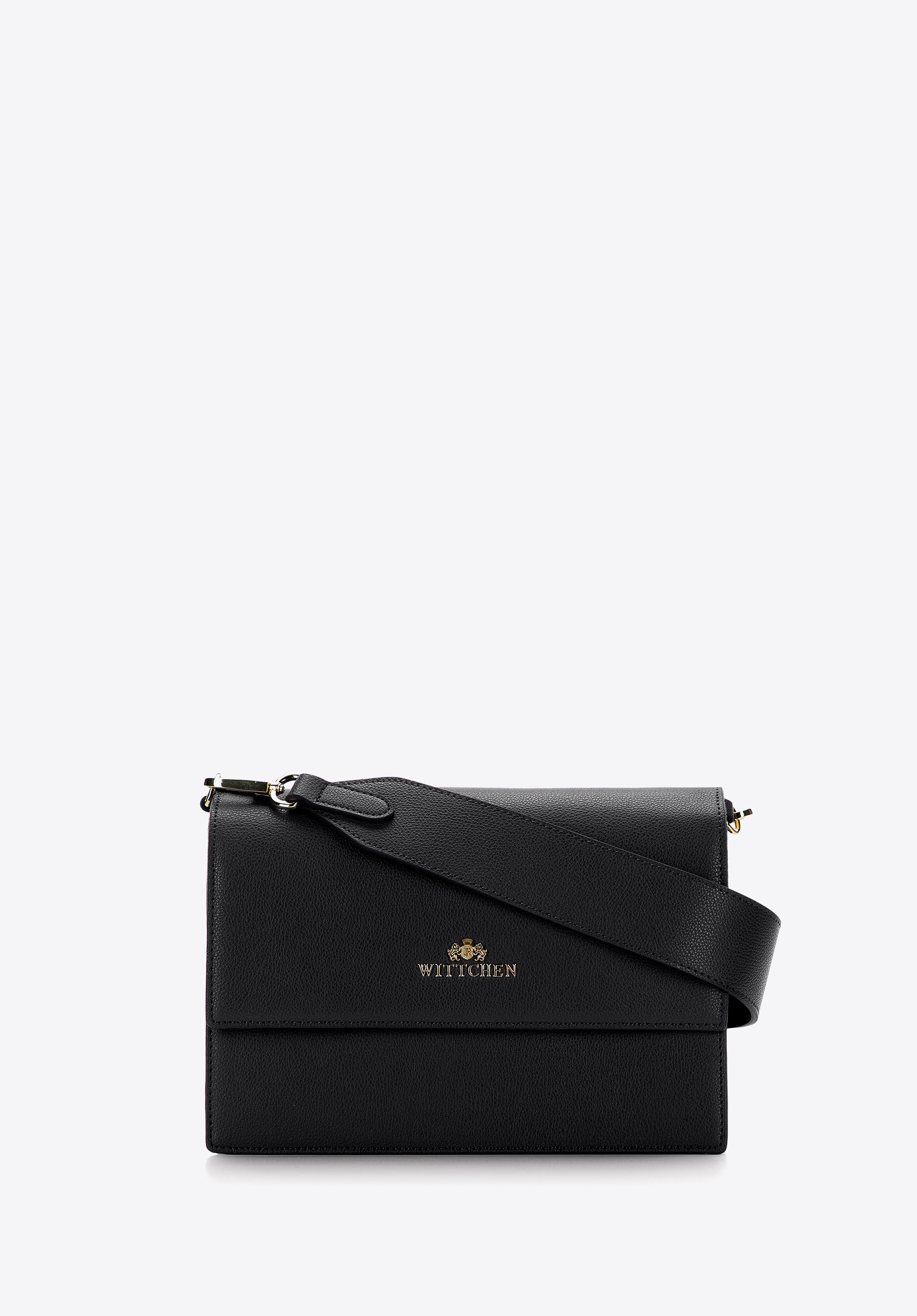 Damska torebka skórzana dwukomorowa klasyczna