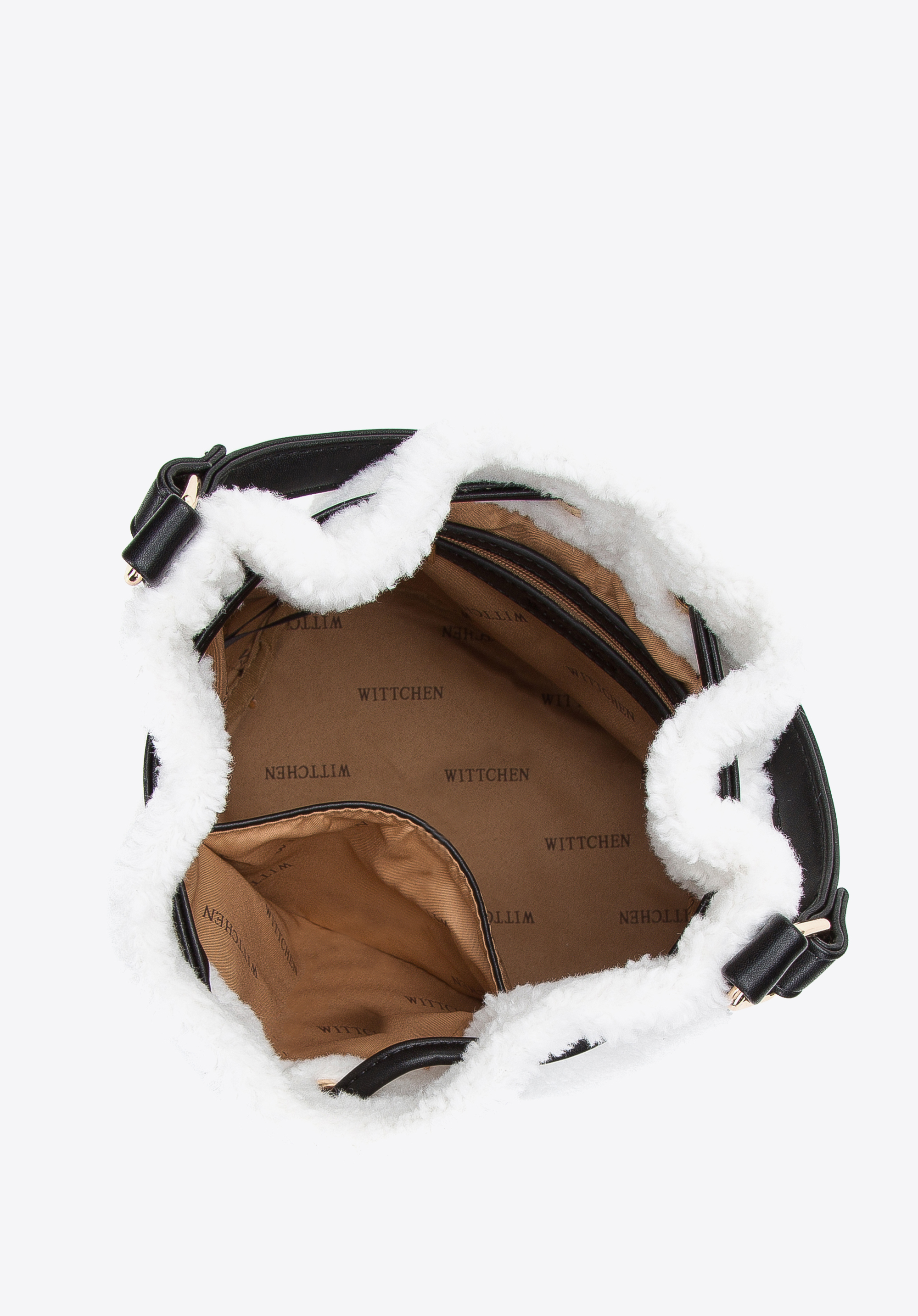 Torebka worek ze sztucznego futerka mała