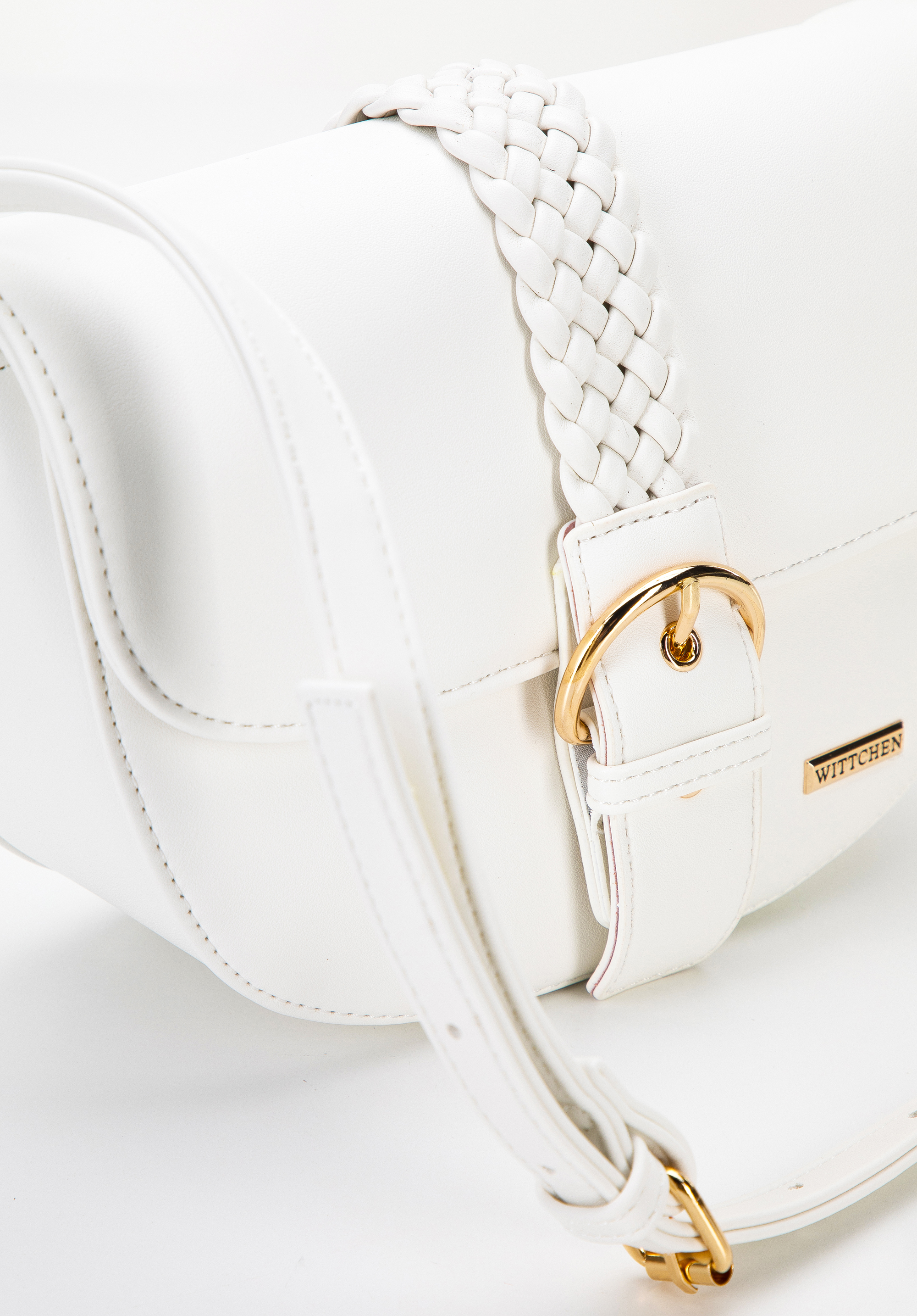 Damska listonoszka z ozdobną plecionką