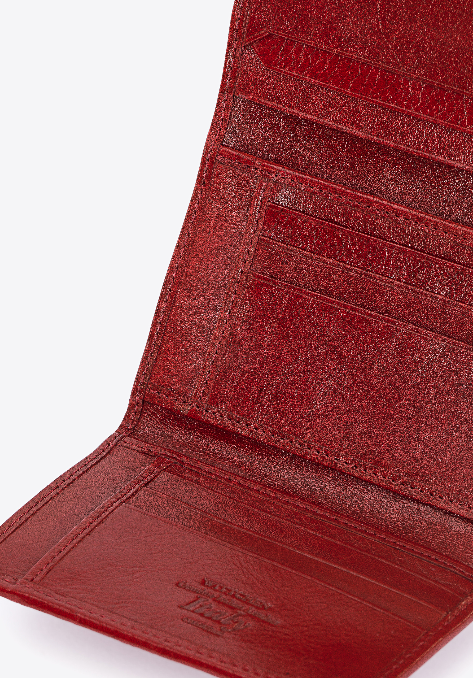 Damski portfel skórzany poziomy