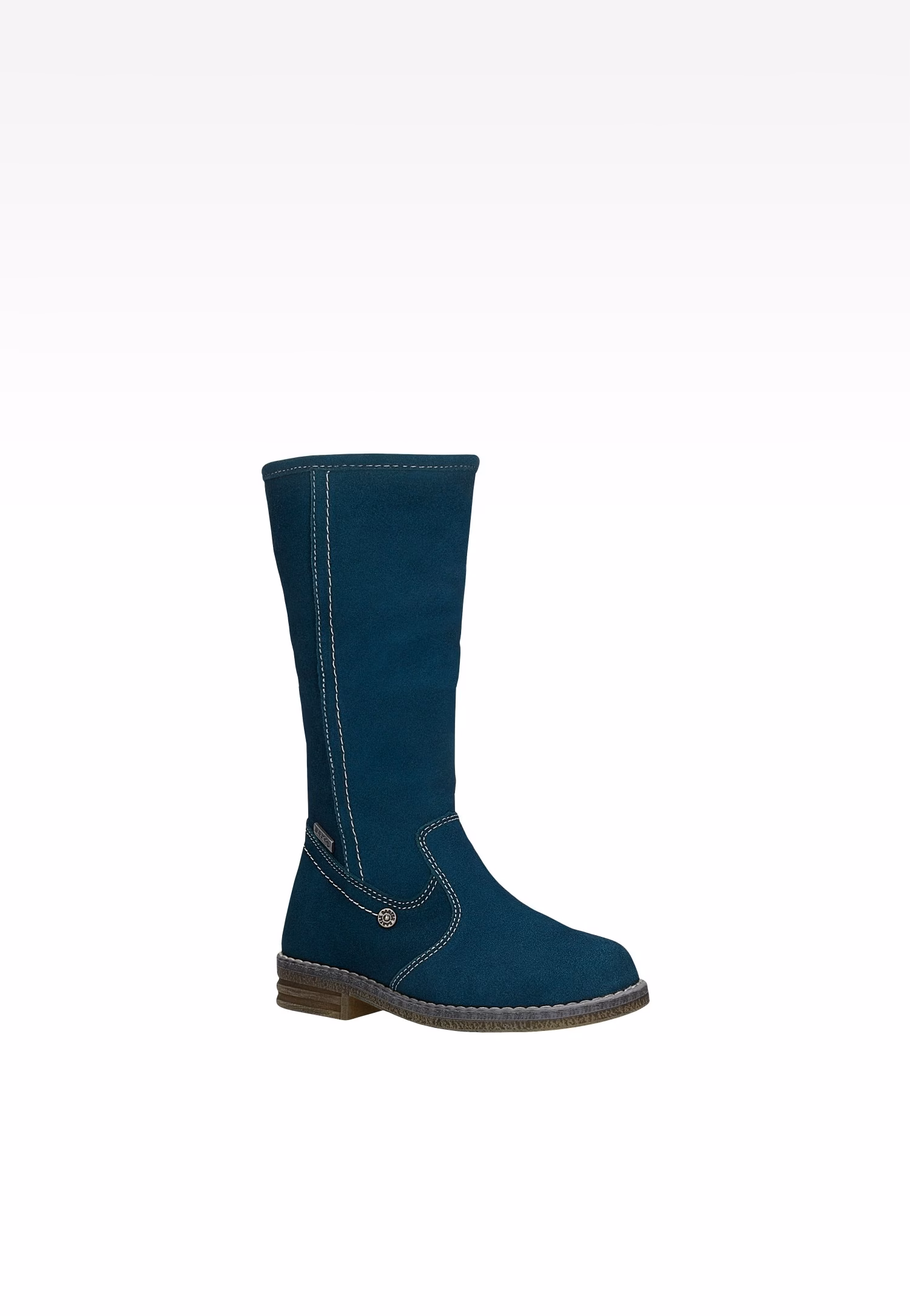 Kozaki BARTEK W-54735/0UJ w morskim odcieniu z kożuchem