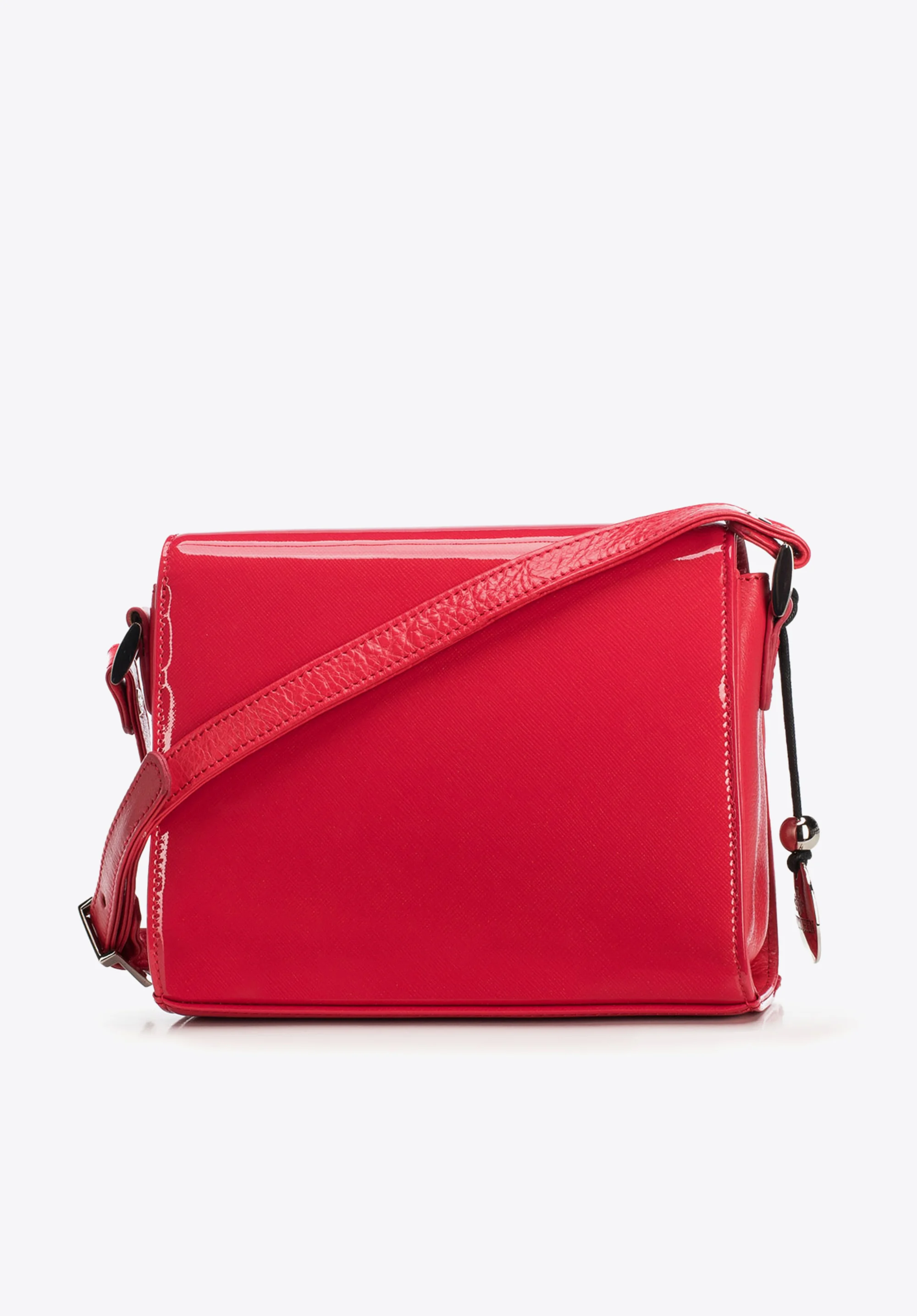 Damska listonoszka skórzana lakierowana