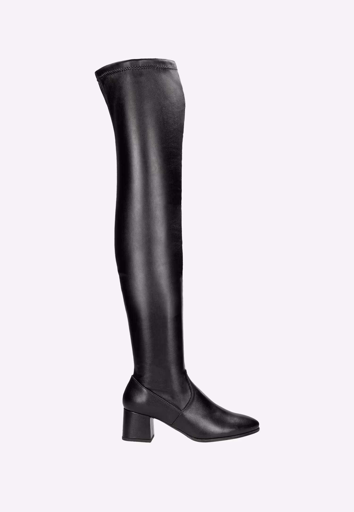 Czarne kozaki damskie zapinane na zamek