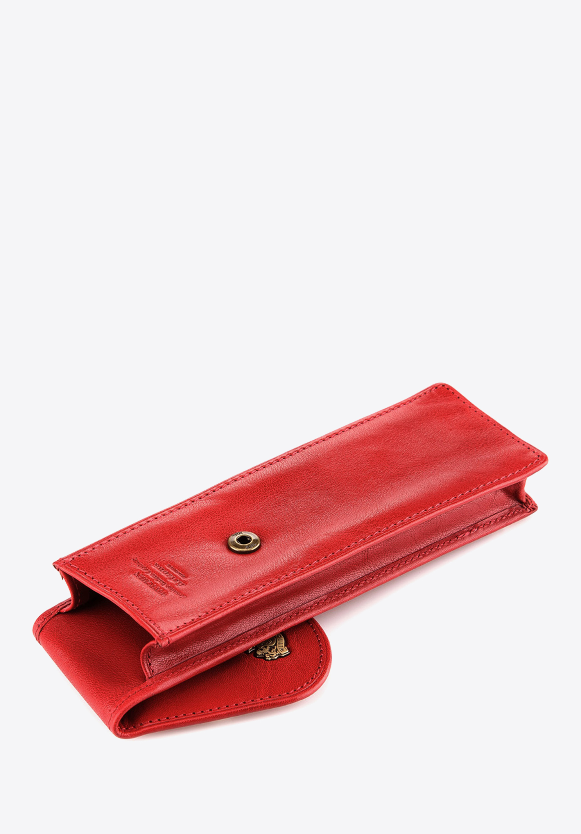 Etui na długopisy skórzane małe