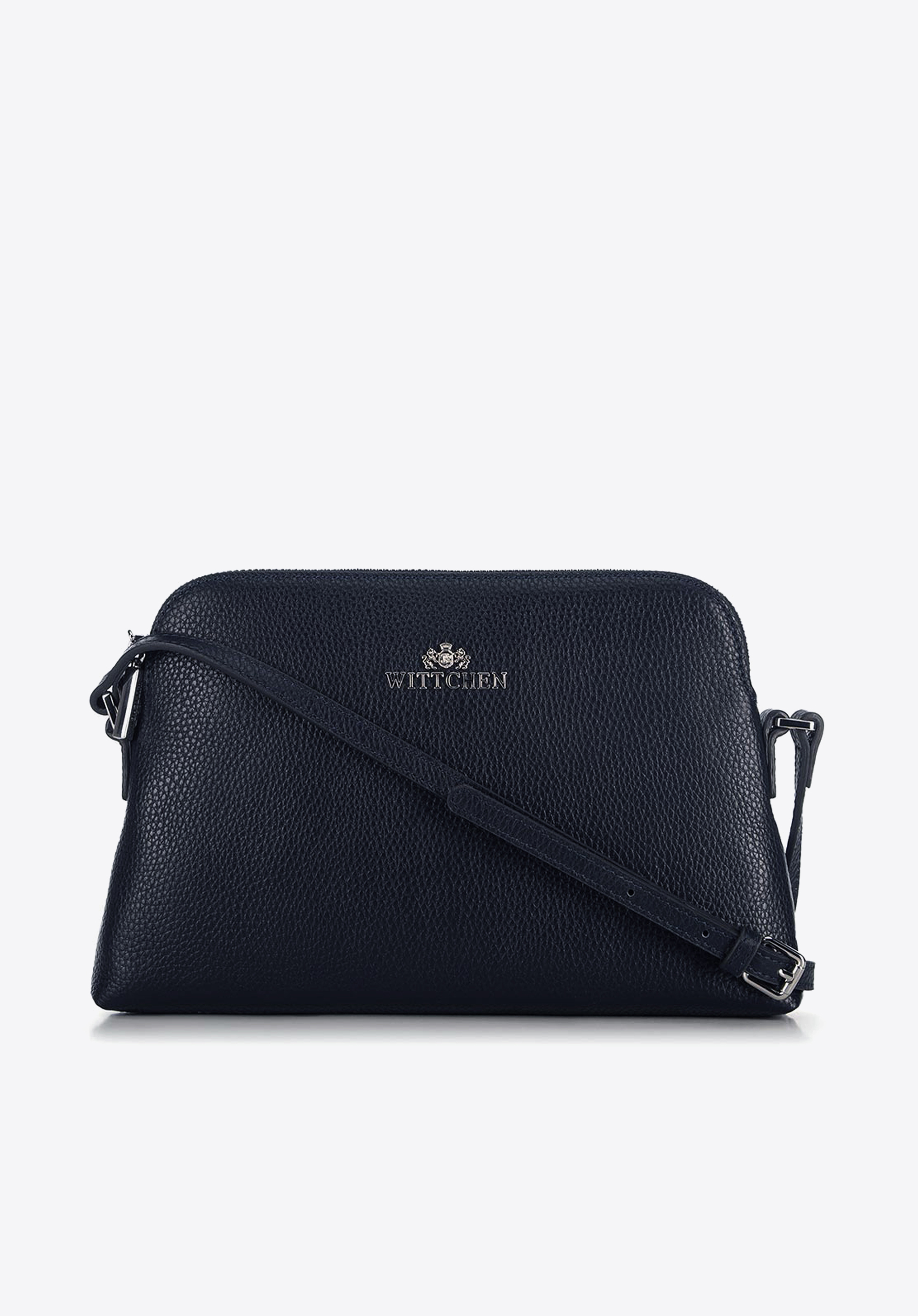 Damska listonoszka skórzana trapezowa