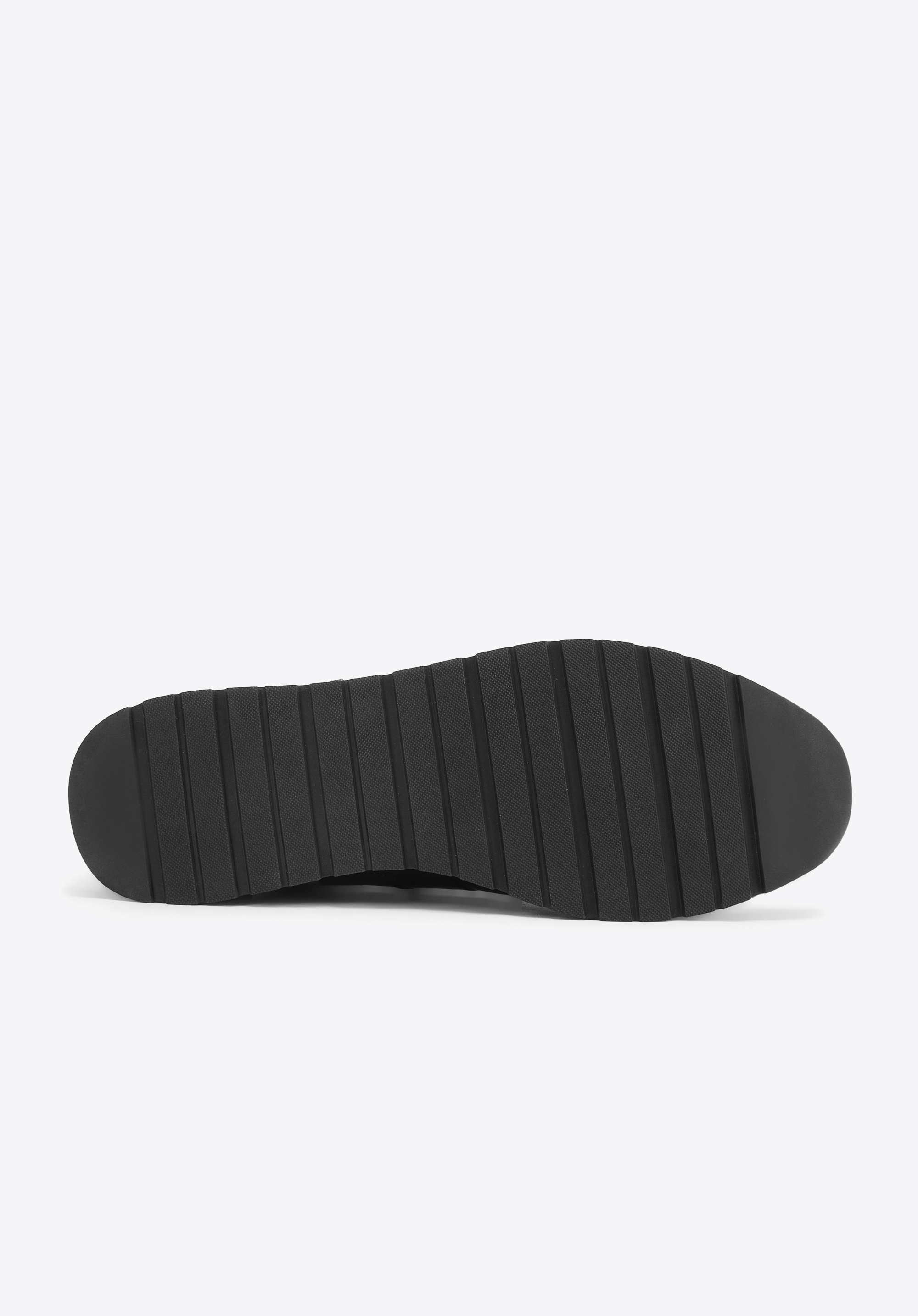 Męskie sneakersy skórzane perforowane