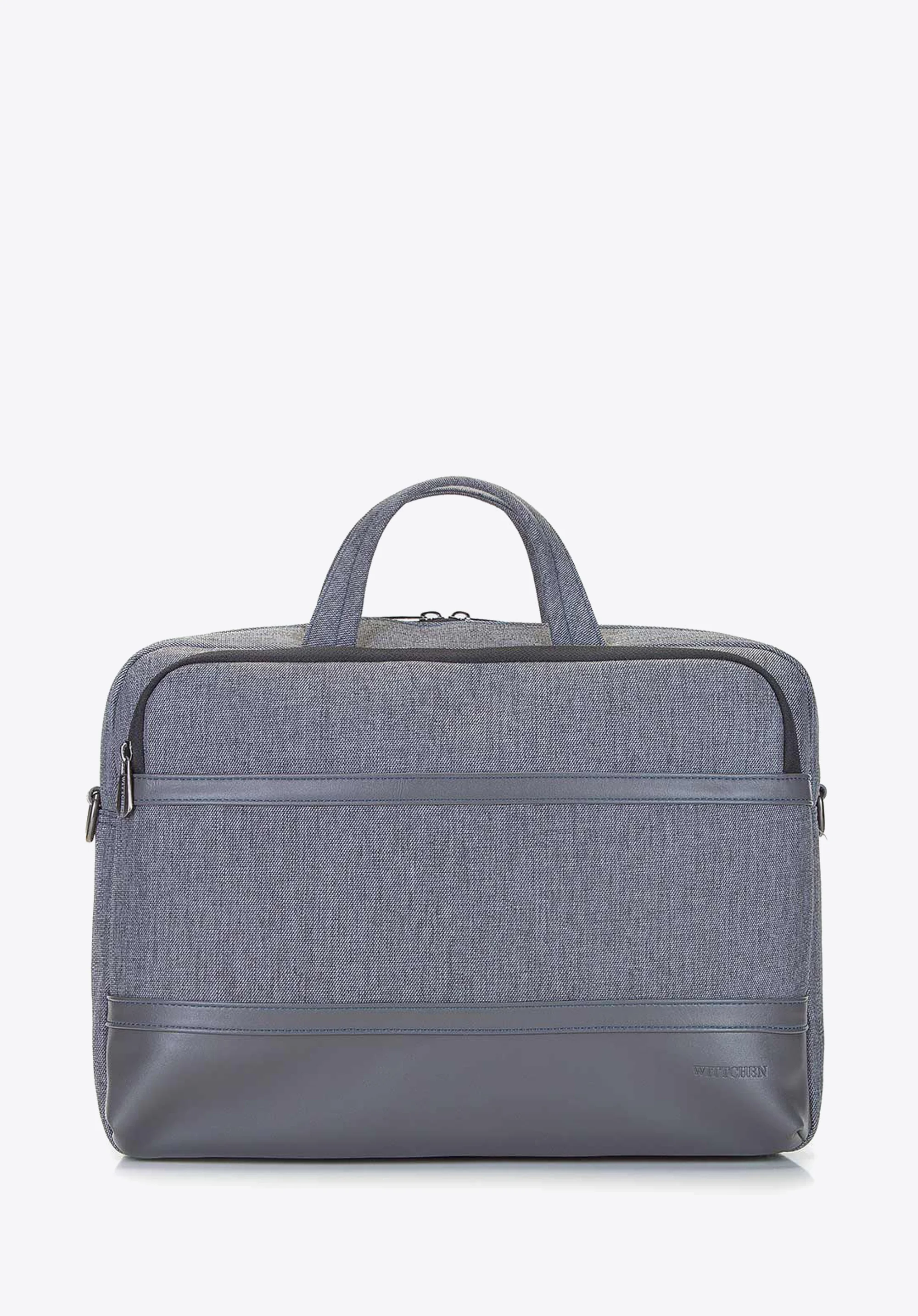 Męska torba na laptopa 15,6” z panelem z ekoskóry