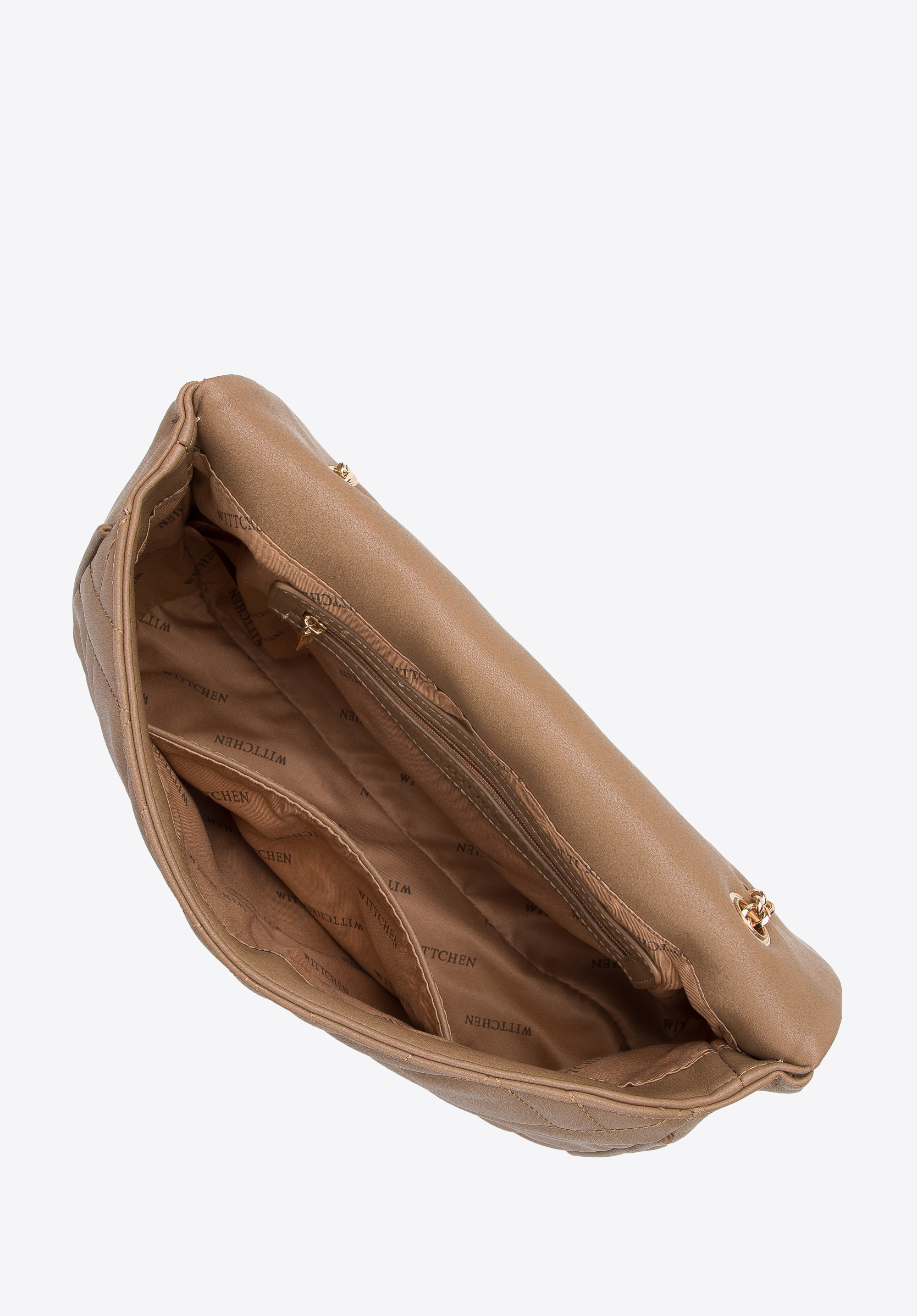 Damska torebka pikowana na łańcuszku