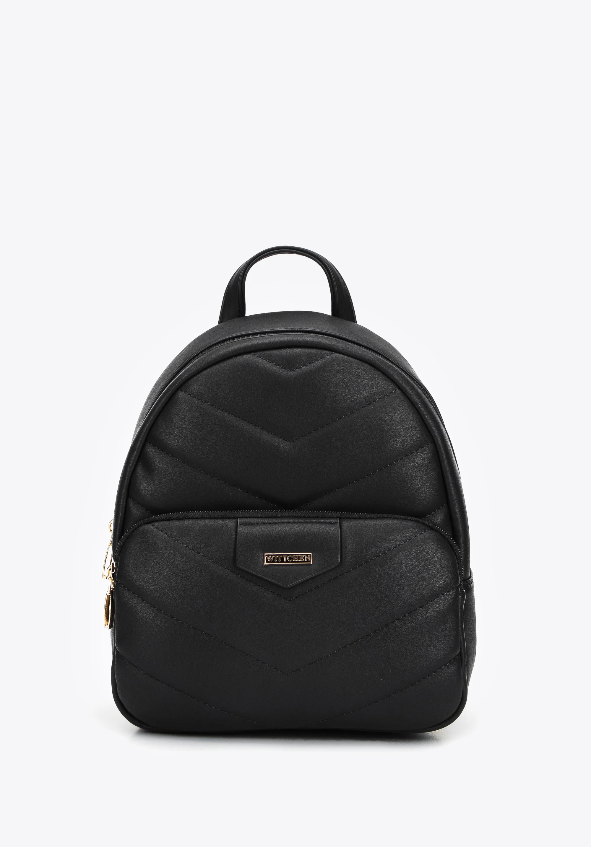 Damski plecak z miękkiej ekoskóry pikowany