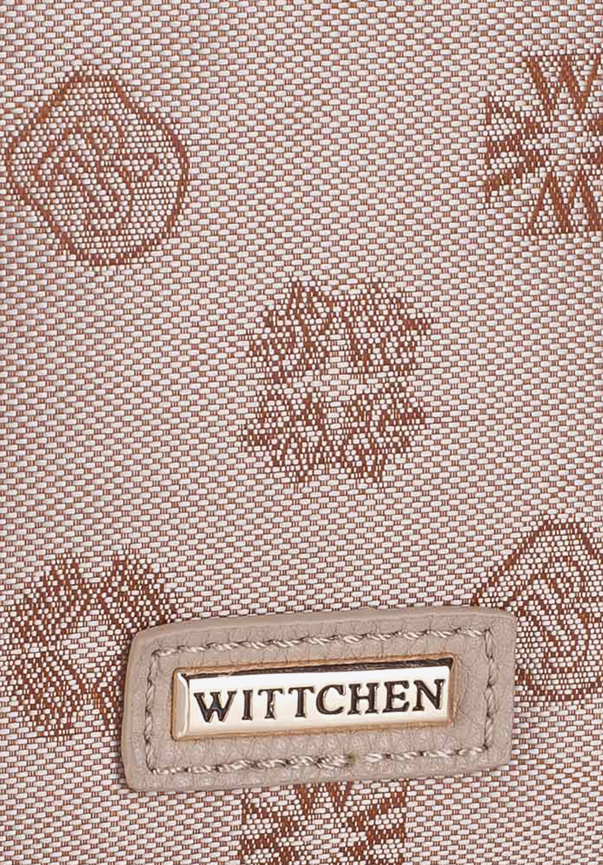 Damska listonoszka z tkaniny w logo z suwakiem