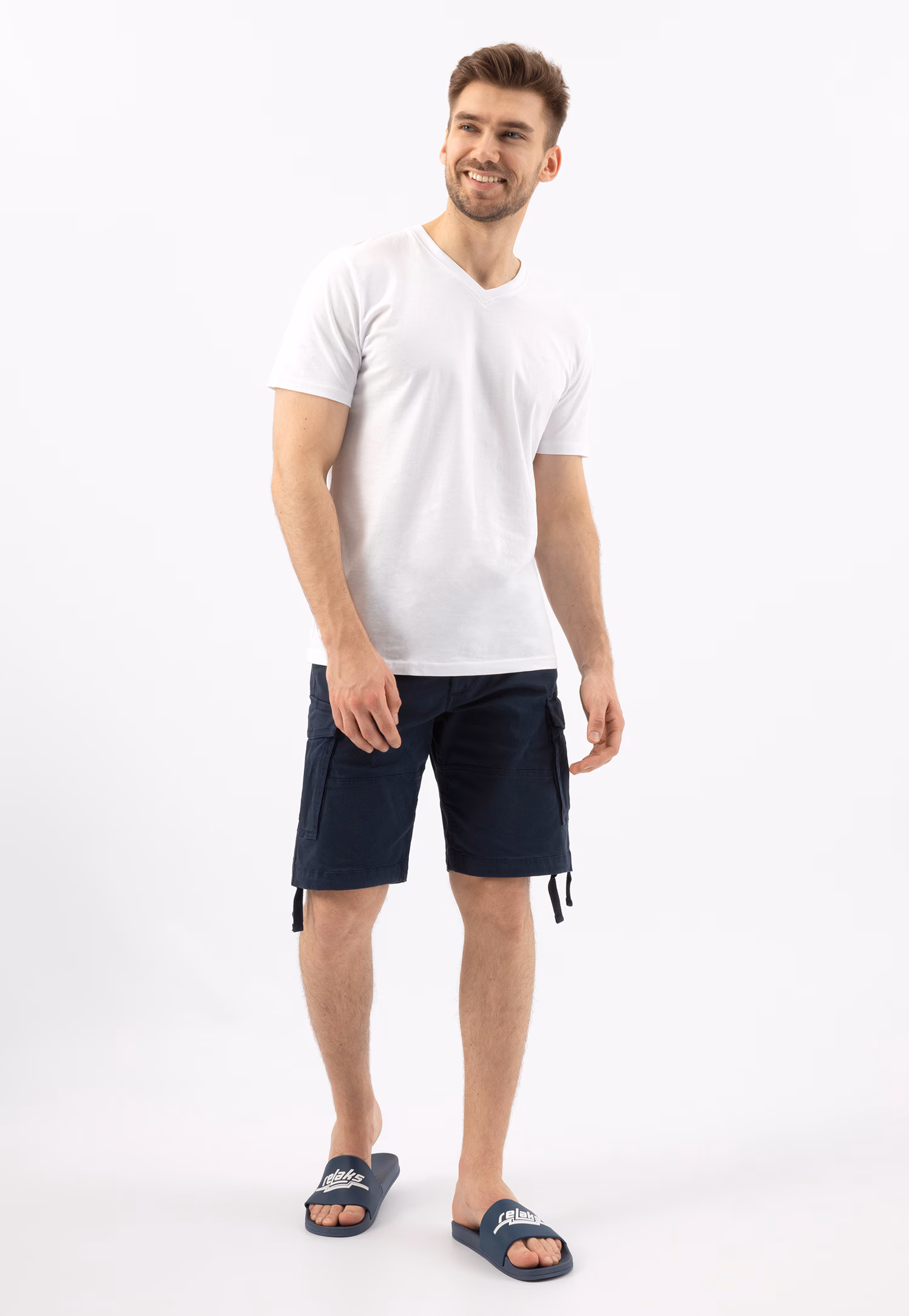 Czarne klapki męskie RELAKS