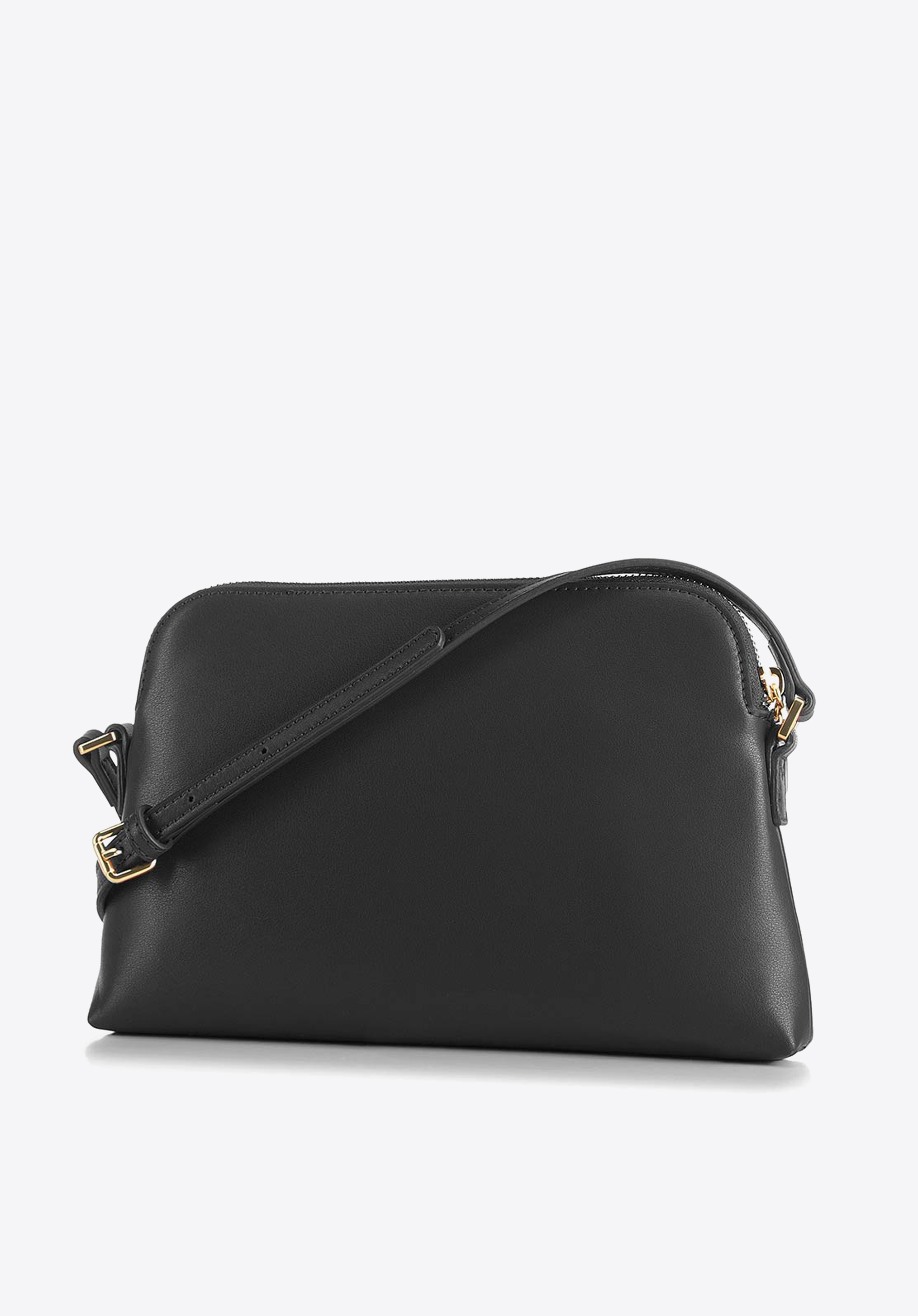 Damska listonoszka skórzana trapezowa