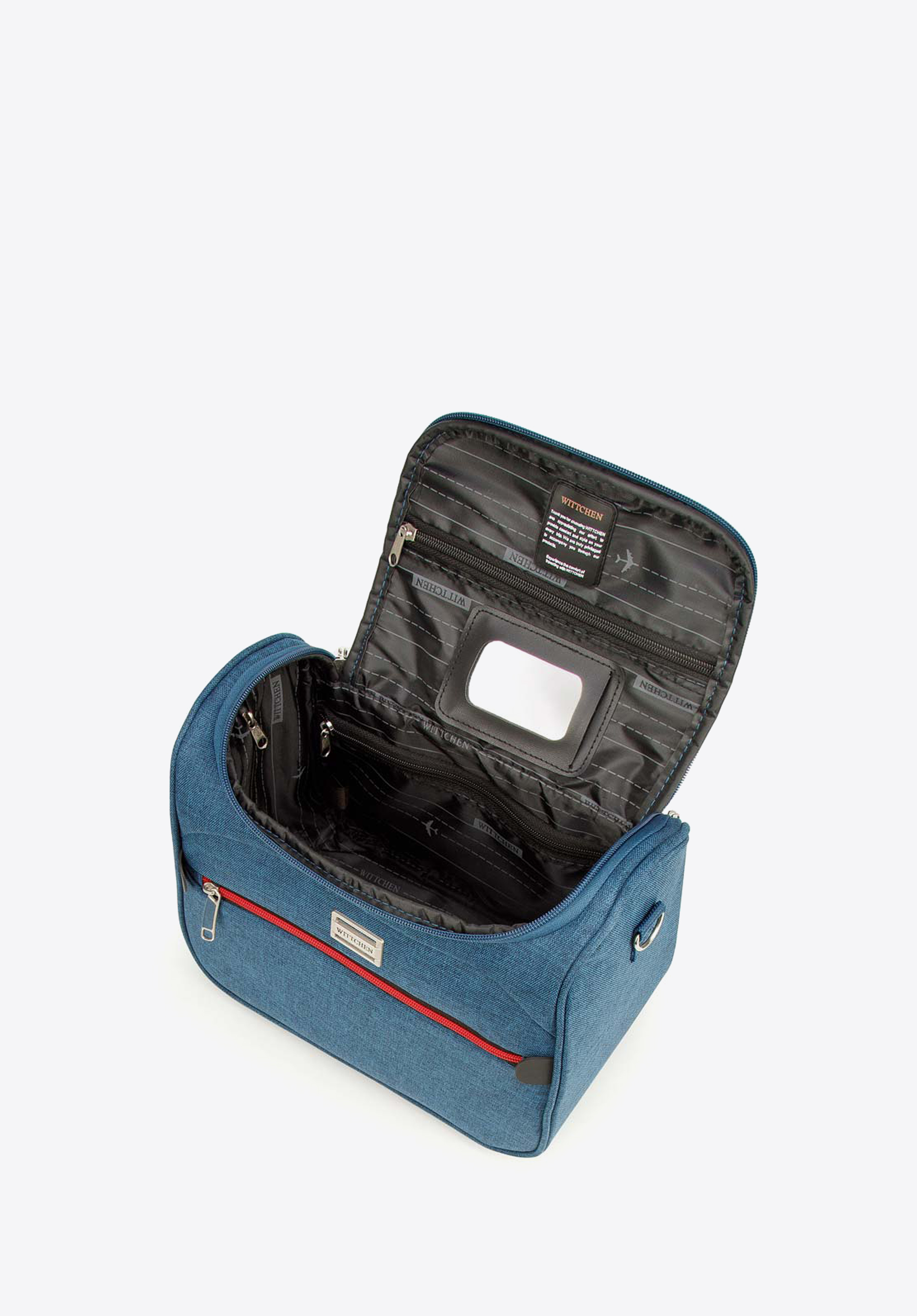 Kosmetyczka z kolorowym suwakiem