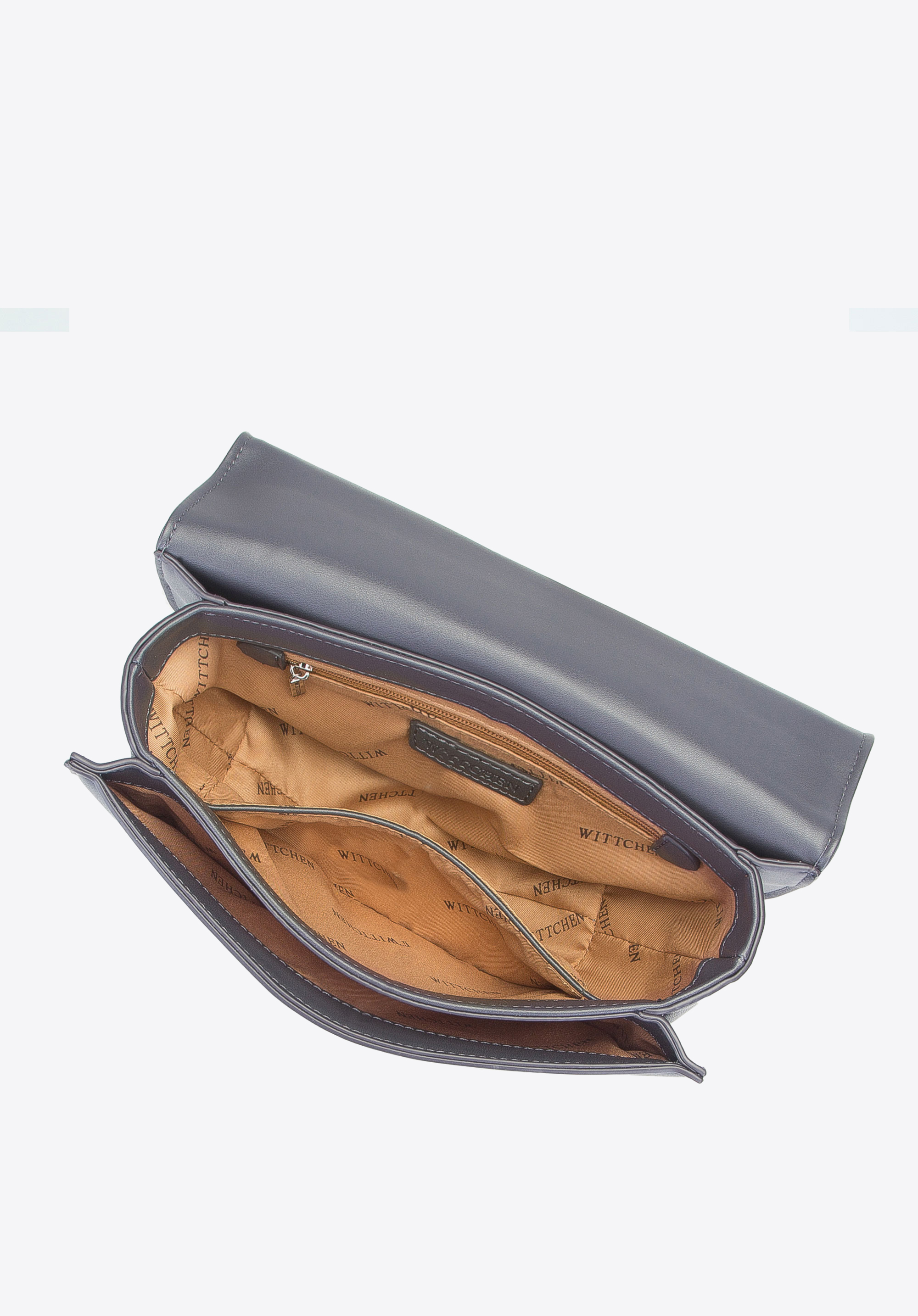 Damska listonoszka półokrągła z grubym łańcuchem